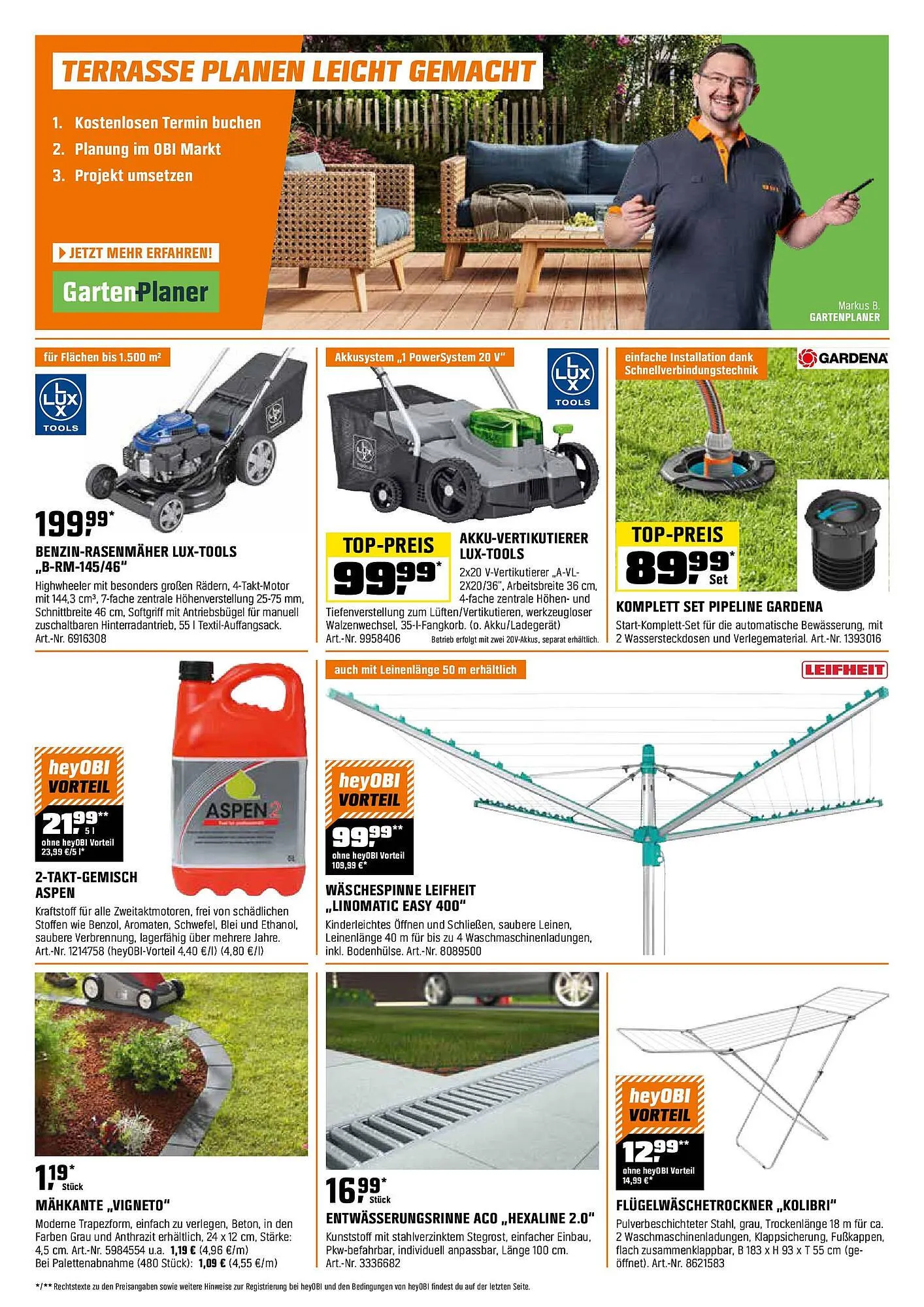 OBI Prospekt von 14. März bis 31. März 2025 - Prospekt seite 15