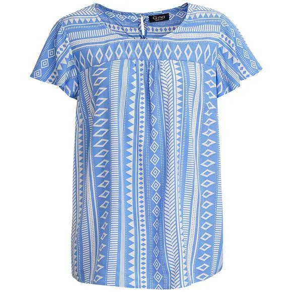 Damen Bluse mit Allover-Muster