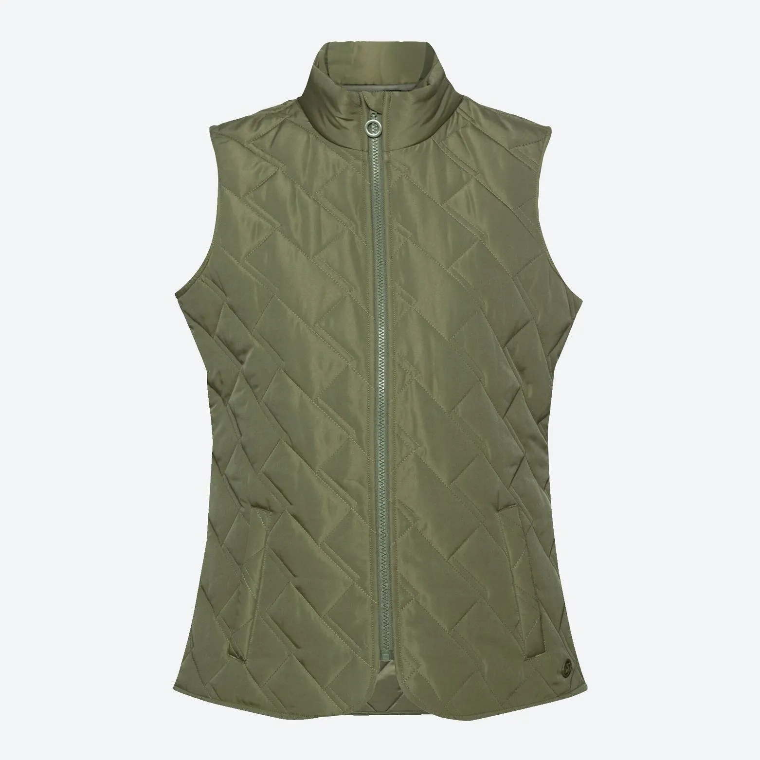 Damen-Steppweste mit Stehkragen