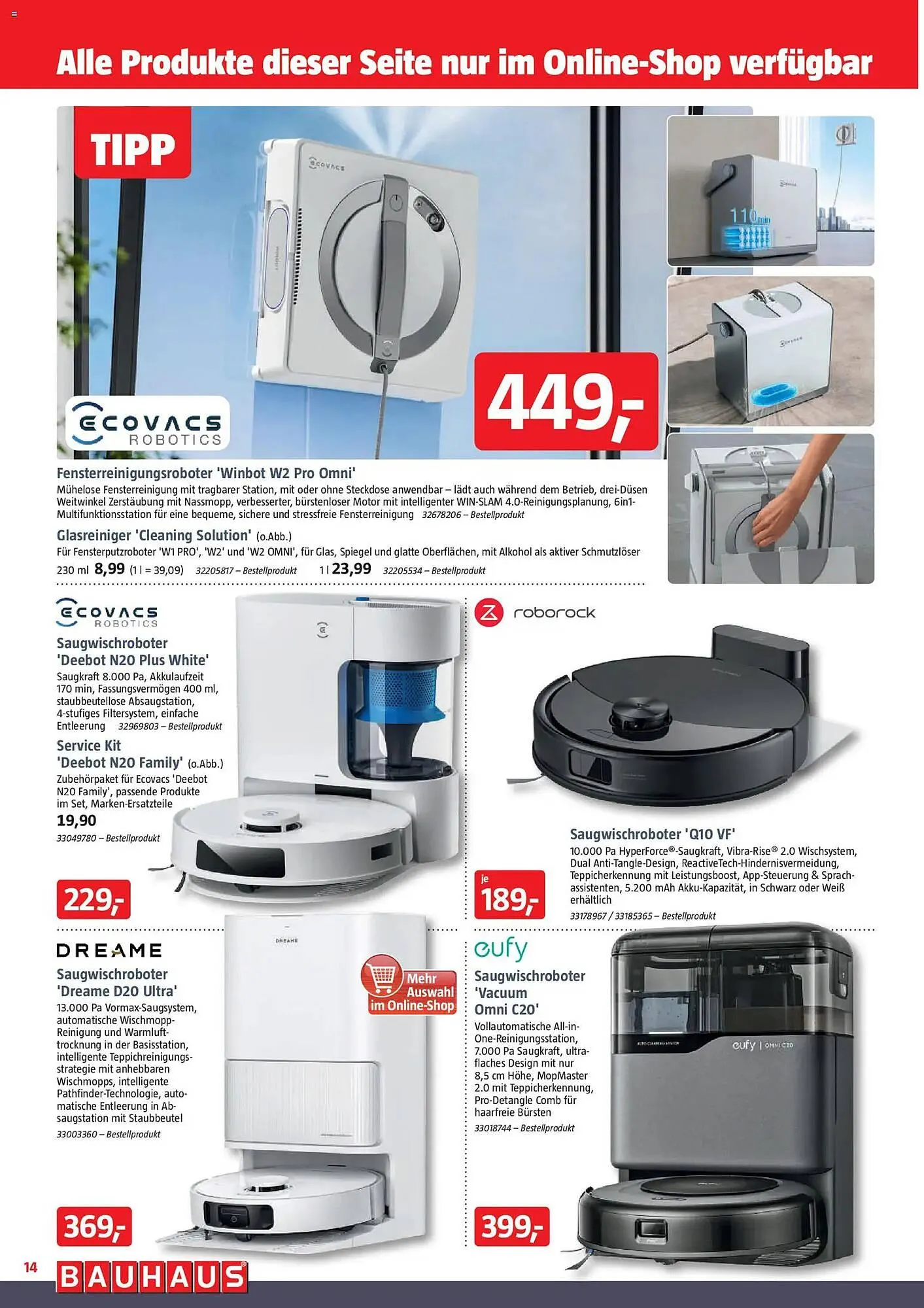 Bauhaus Prospekt von 29. November bis 3. Januar 2026 - Prospekt seite 14