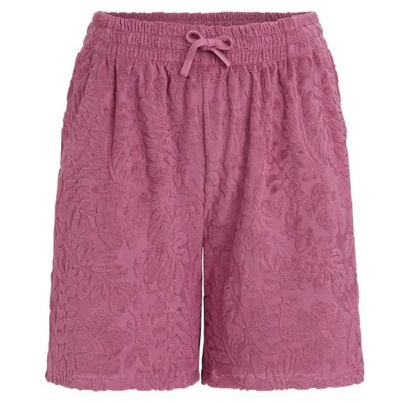 Damen Joggingshorts mit Frottee-Muster