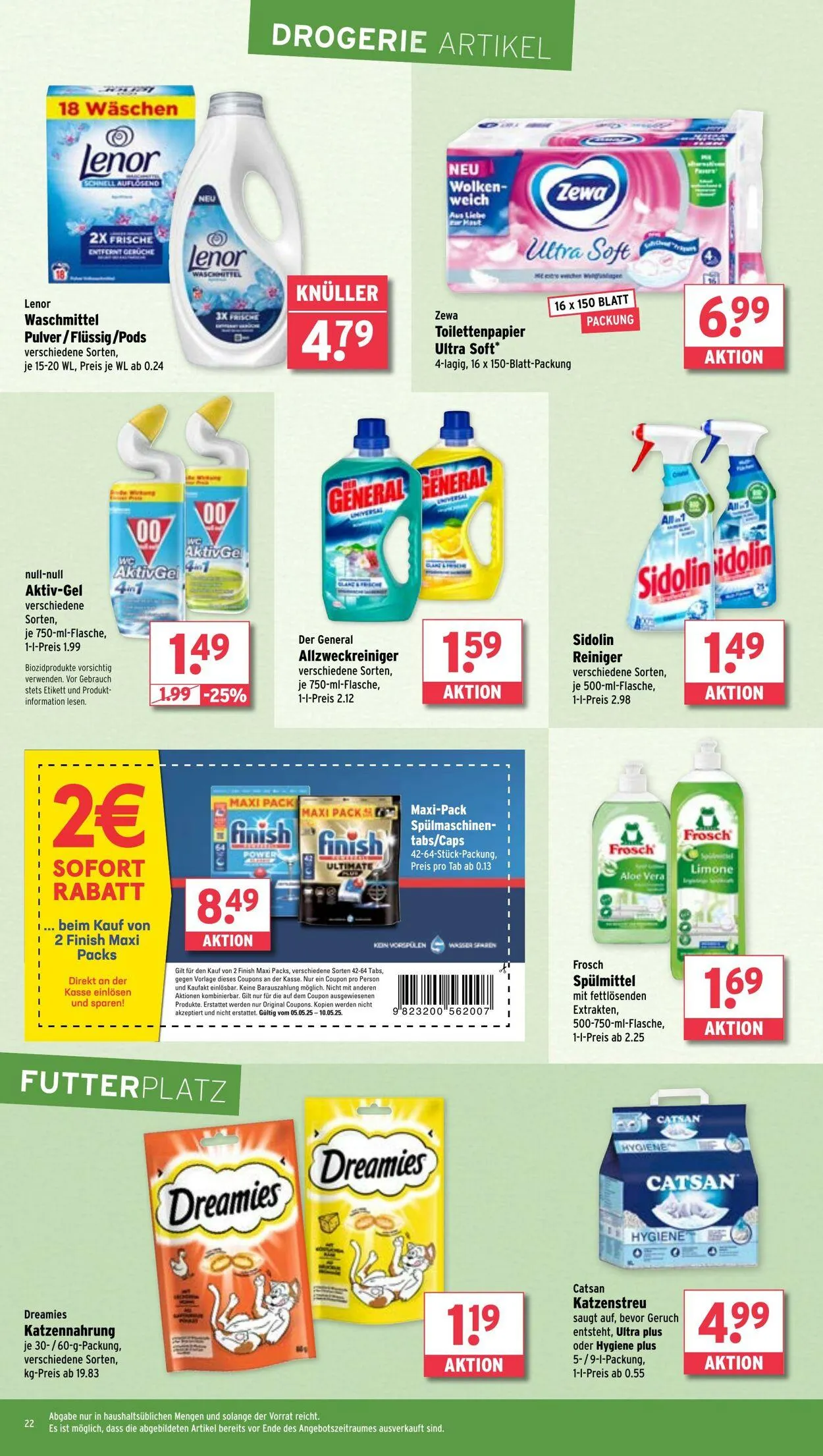 Wasgau von 5. Mai bis 10. Mai 2025 - Prospekt seite 22