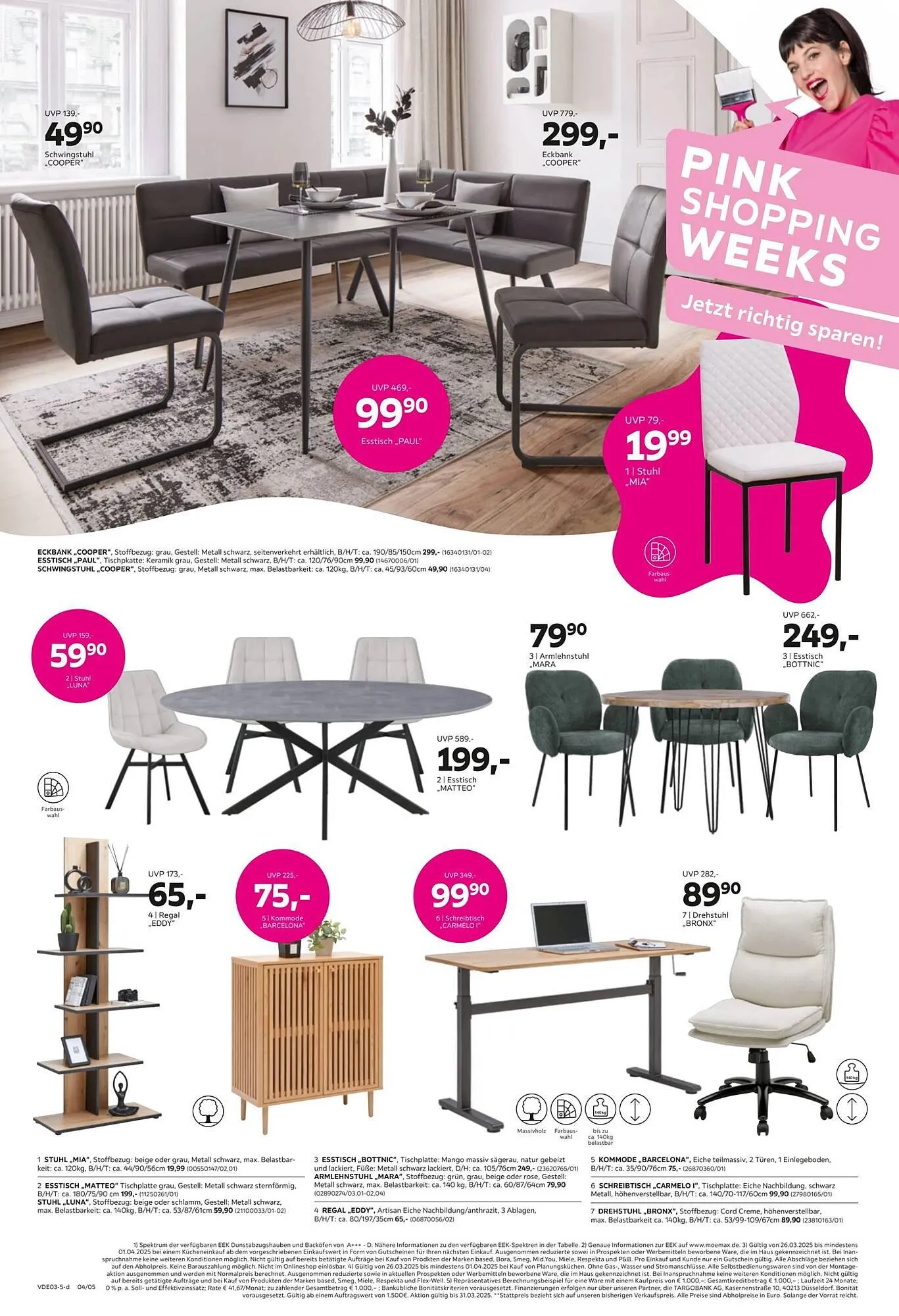 Mömax Prospekt von 24. März bis 2. April 2025 - Prospekt seite 4