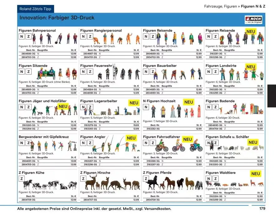 Modellbahn Katalog von 29. Oktober bis 31. Dezember 2025 - Prospekt seite 181