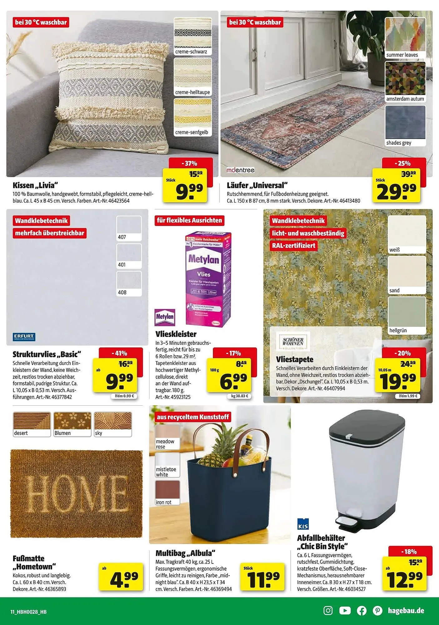 Hagebau Prospekt von 5. Juli bis 13. Juli 2025 - Prospekt seite 11