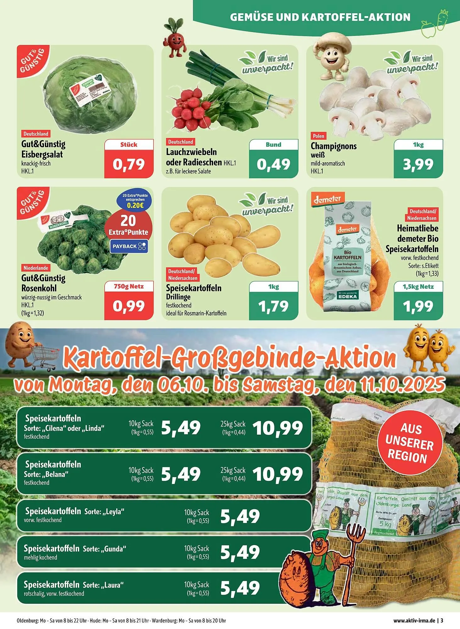 Aktiv Irma Prospekt von 6. Oktober bis 11. Oktober 2025 - Prospekt seite 3
