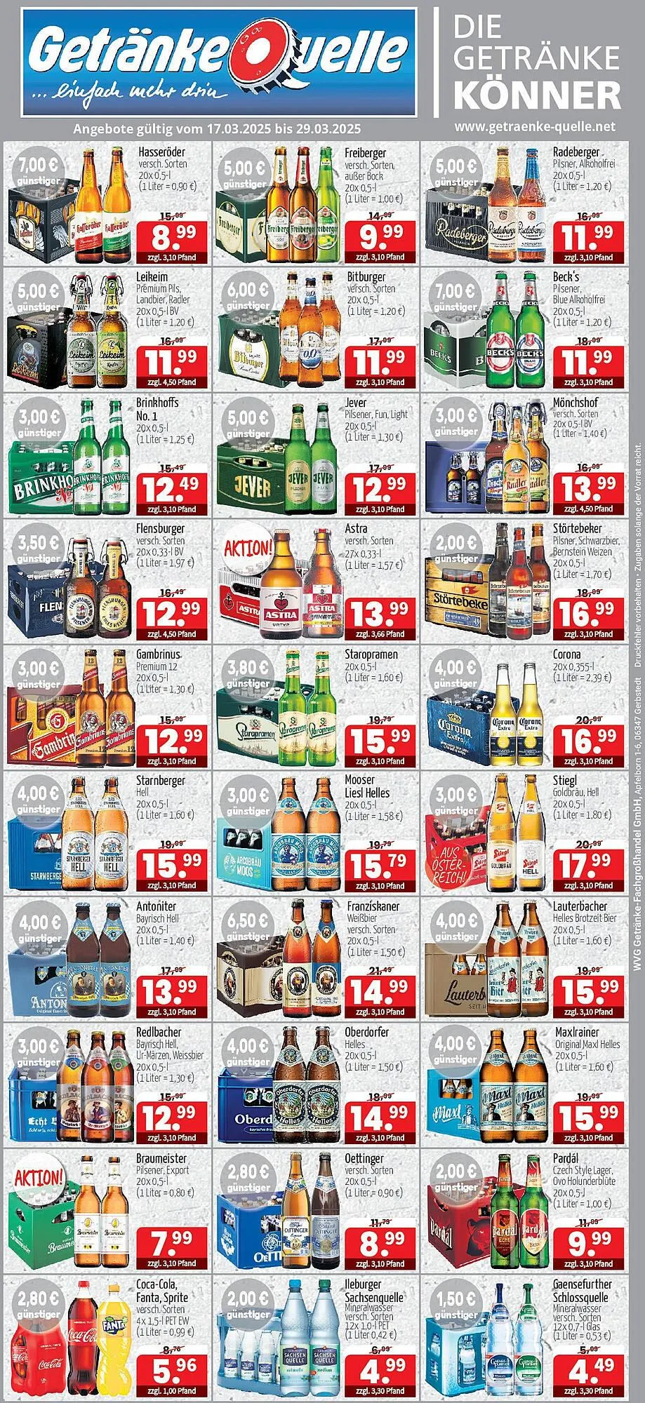 Getränke Quelle Prospekt - 1