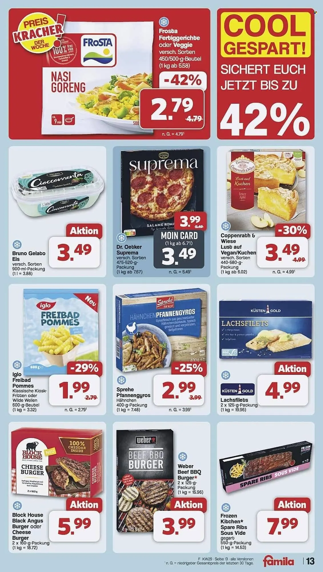 Famila Nord Ost Prospekt von 14. Juli bis 19. Juli 2025 - Prospekt seite 13