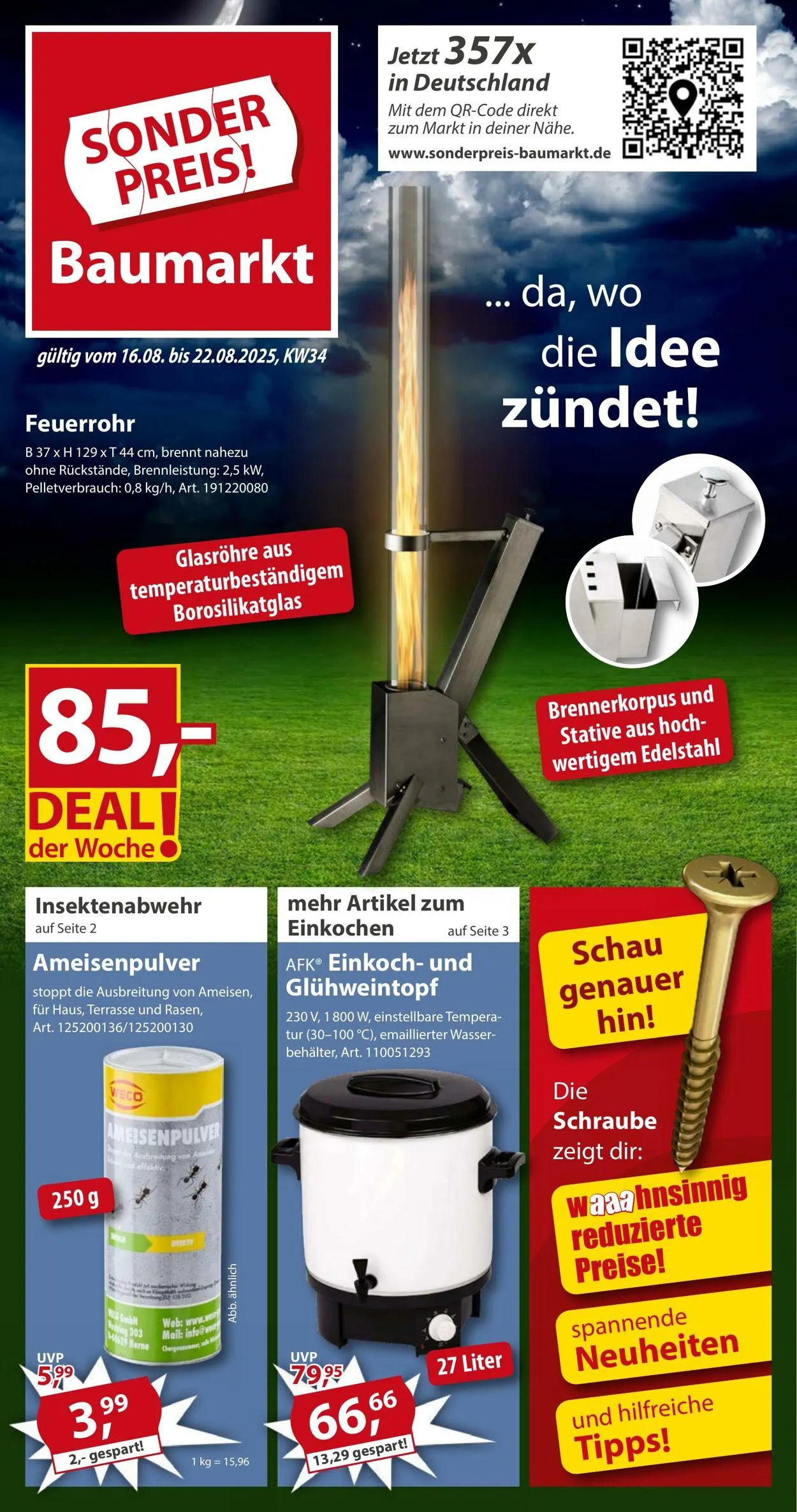 Sonderpreis Baumarkt Aktueller Prospekt - 1