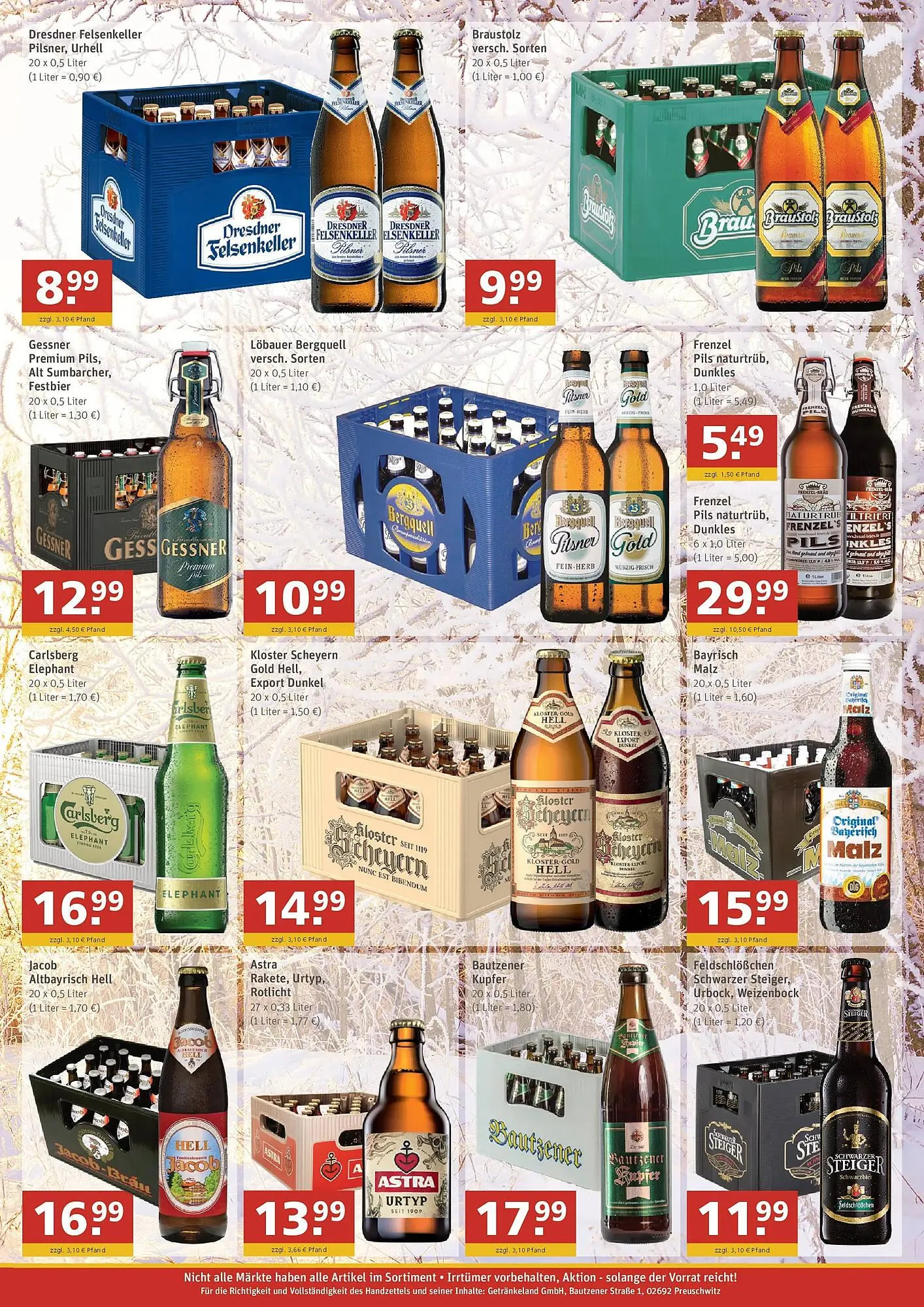 Getränkeland Prospekt von 18. Januar bis 31. Januar 2026 - Prospekt seite 3