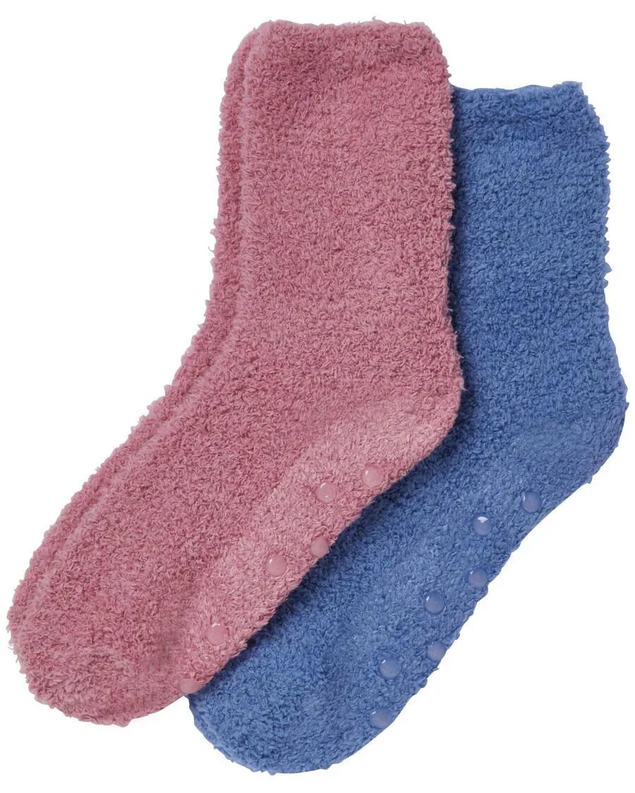 Flauschsocken mit ABS-Druck