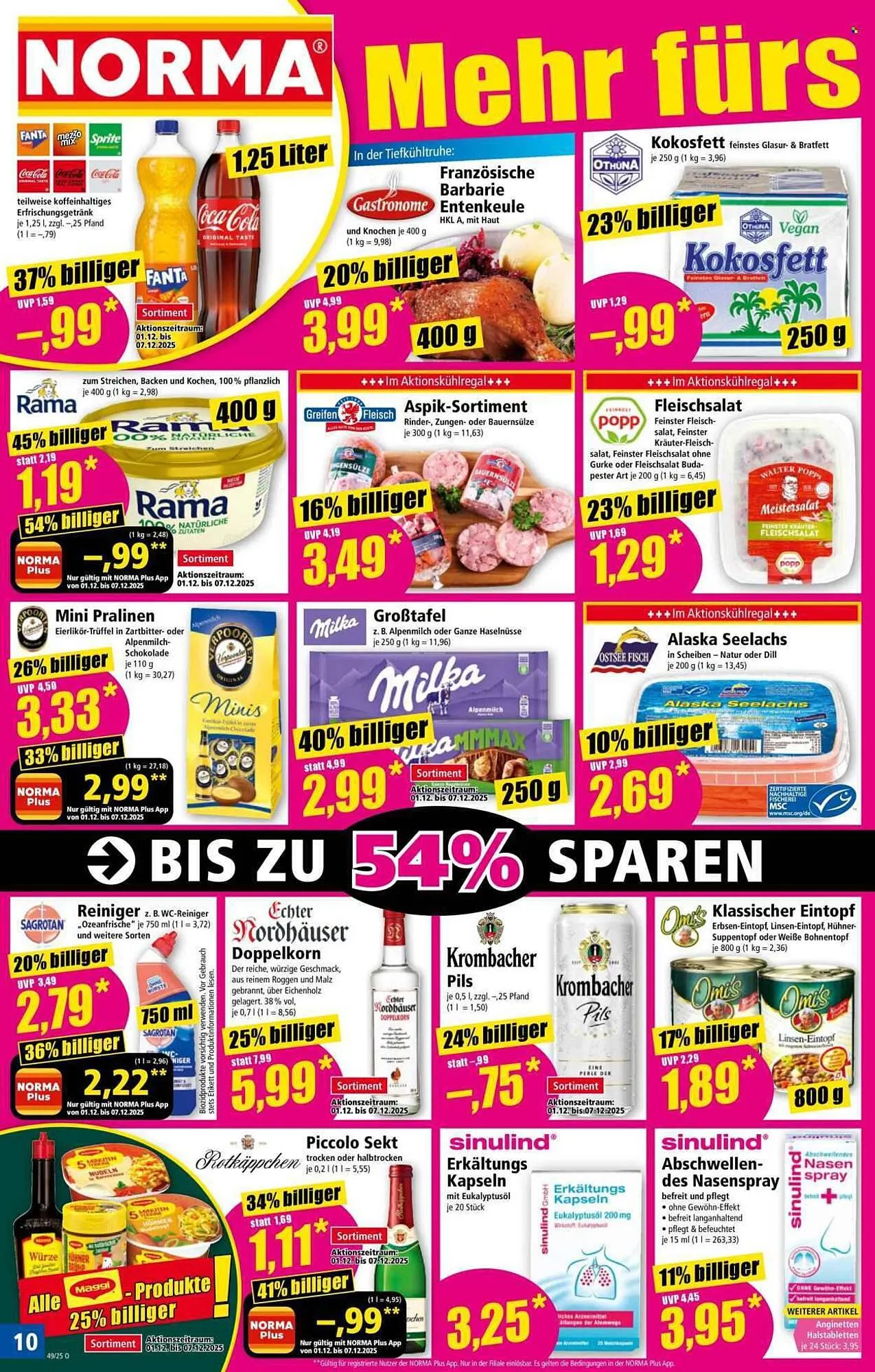 Norma Prospekt von 1. Dezember bis 7. Dezember 2025 - Prospekt seite 10