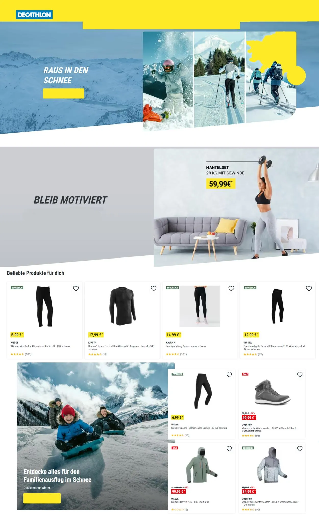 Decathlon von 19. Januar bis 28. Januar 2026 - Prospekt seite 1