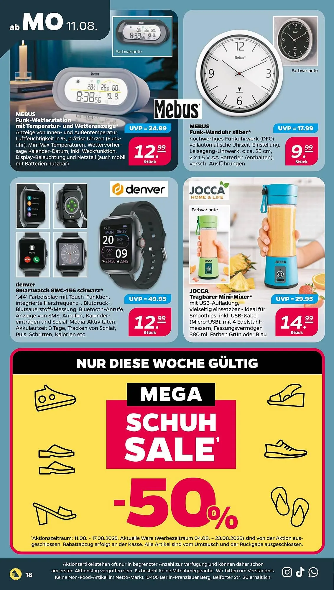 NETTO Prospekt von 11. August bis 16. August 2025 - Prospekt seite 20