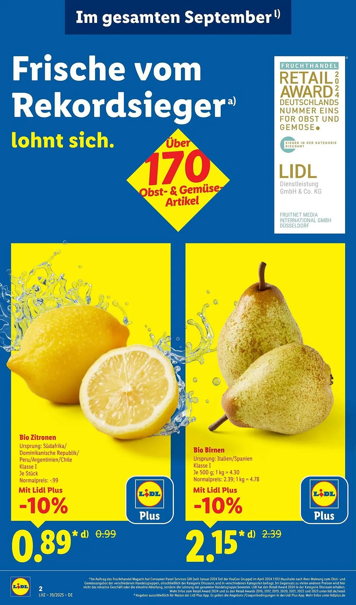 Lidl Prospekt von 22. September bis 28. September 2025 - Prospekt seite 2