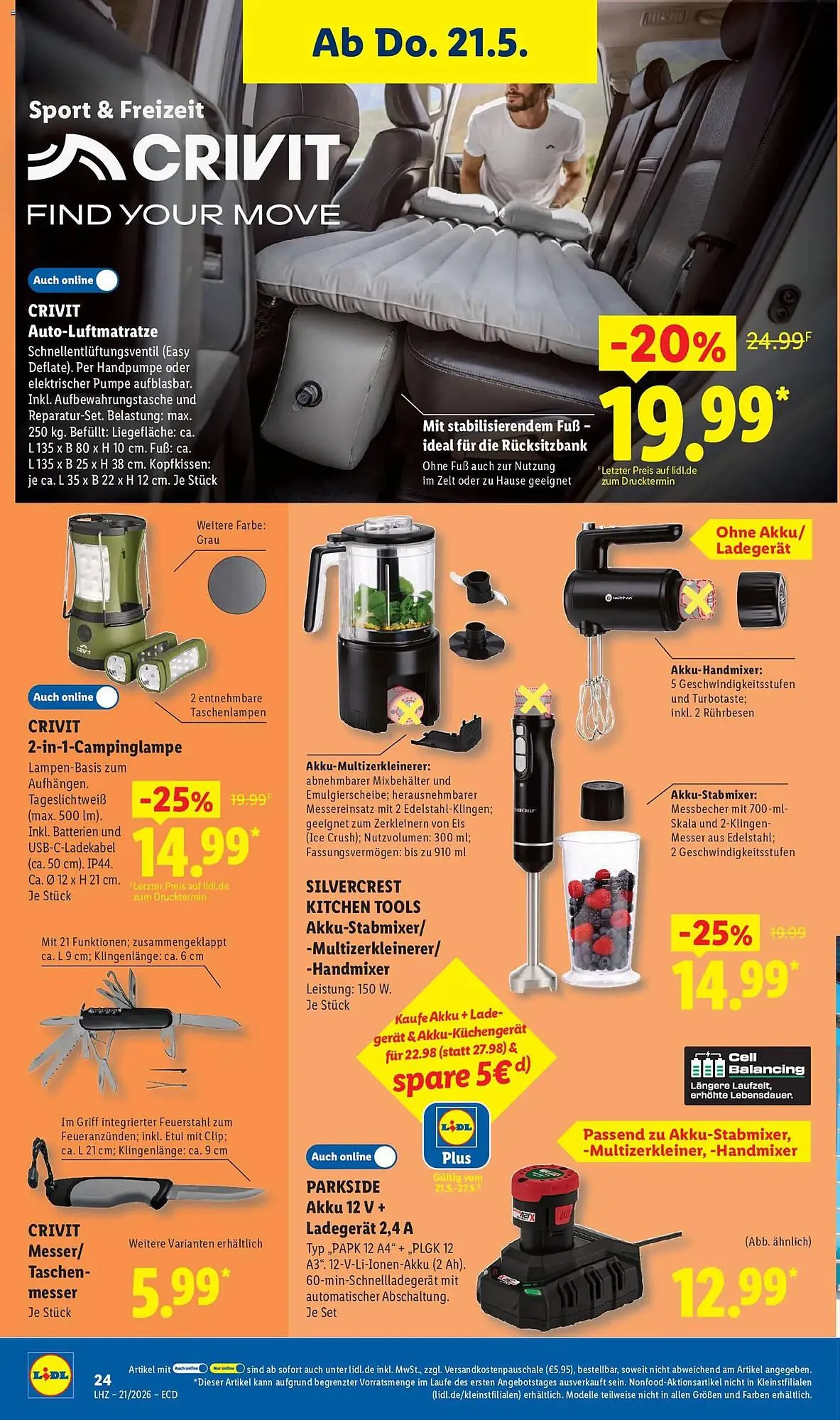 Lidl Prospekt von 18. Mai bis 23. Mai 2026 - Prospekt seite 24