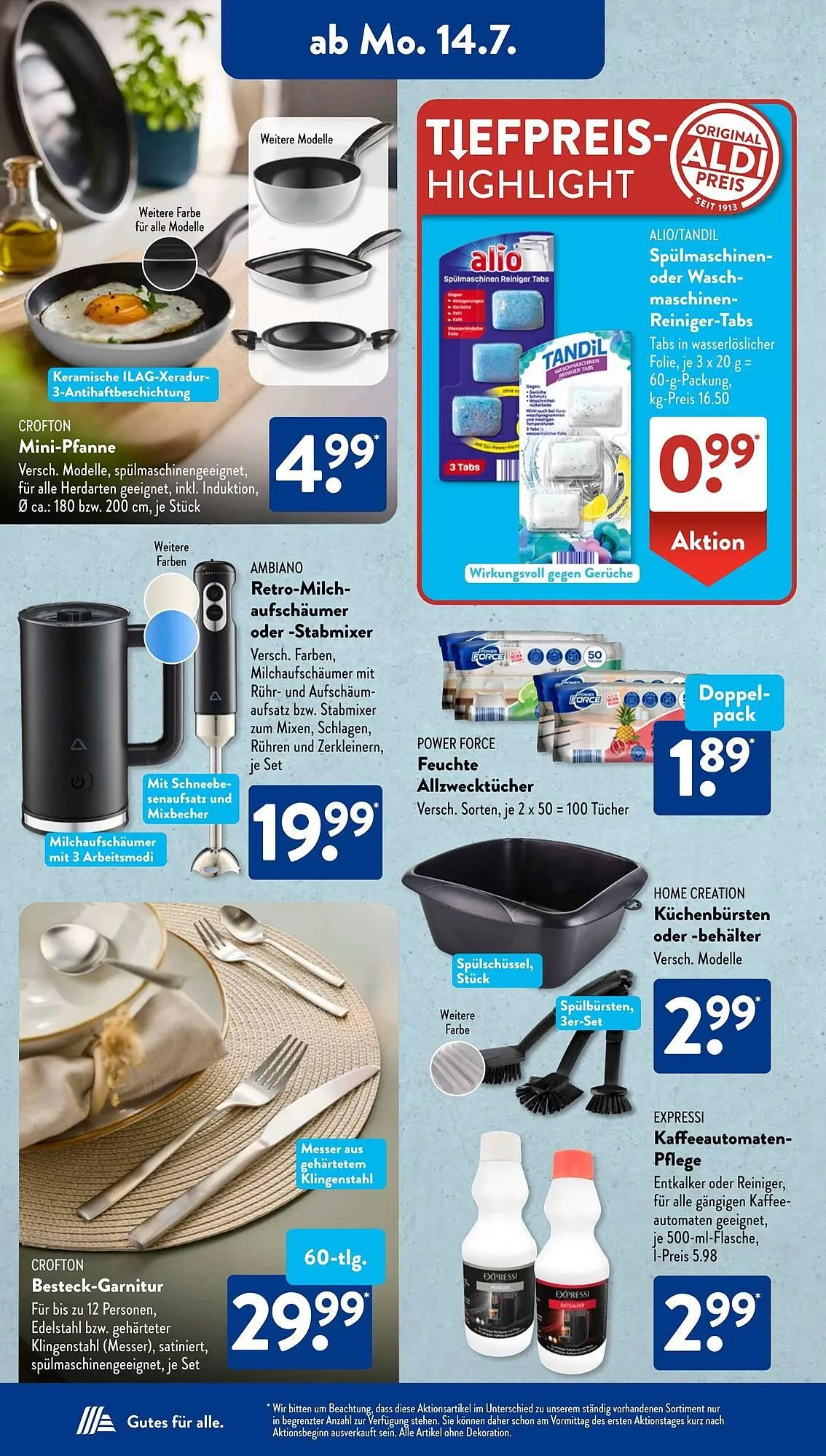 Aldi Süd Prospekt von 14. Juli bis 20. Juli 2025 - Prospekt seite 7