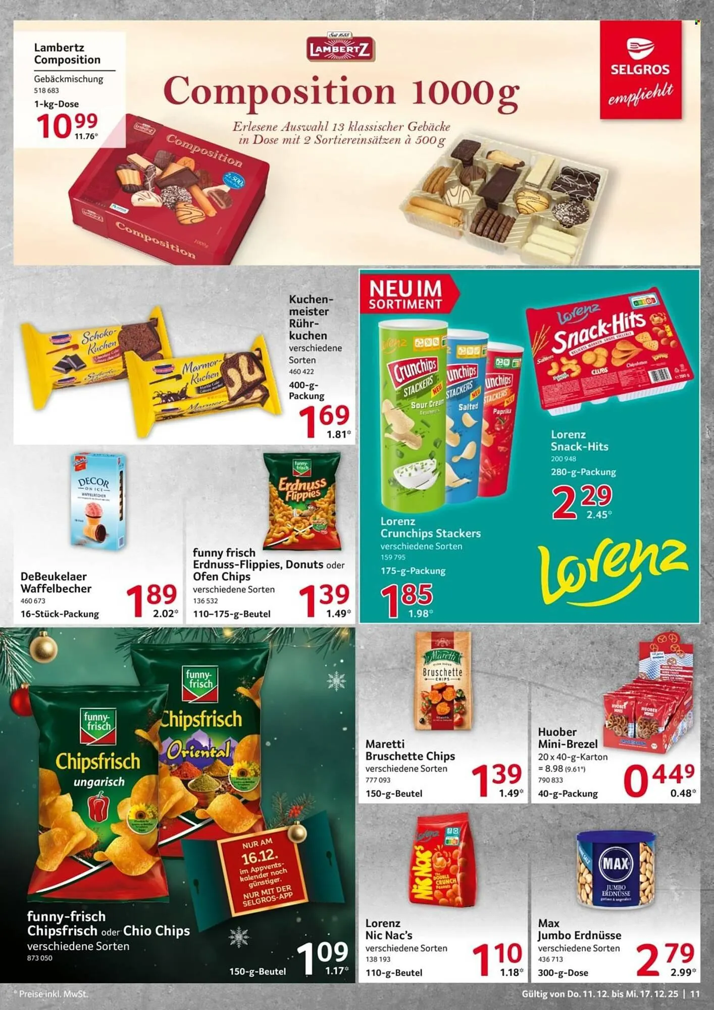 Selgros Prospekt von 11. Dezember bis 17. Dezember 2025 - Prospekt seite 11