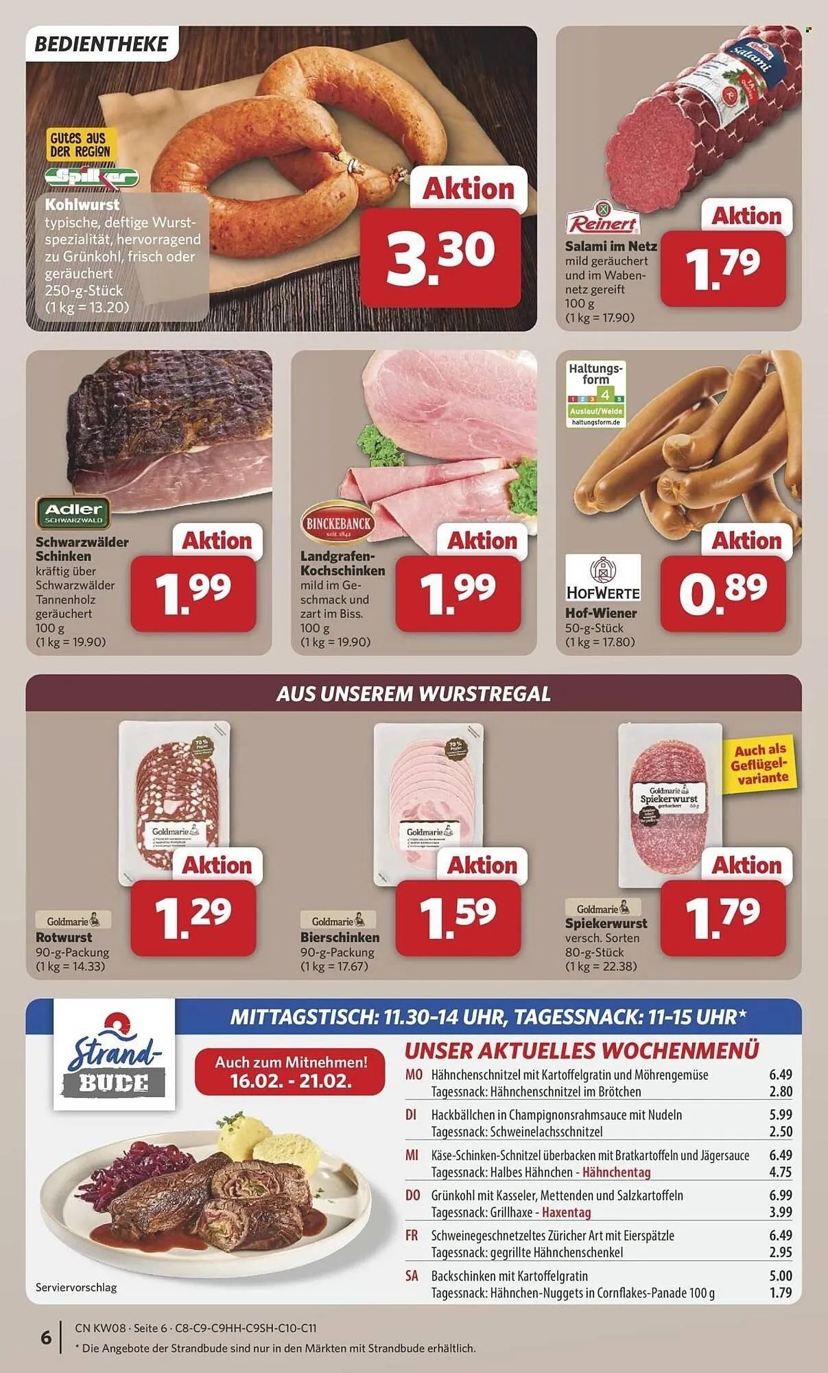 Combi Prospekt von 16. Februar bis 21. Februar 2026 - Prospekt seite 6