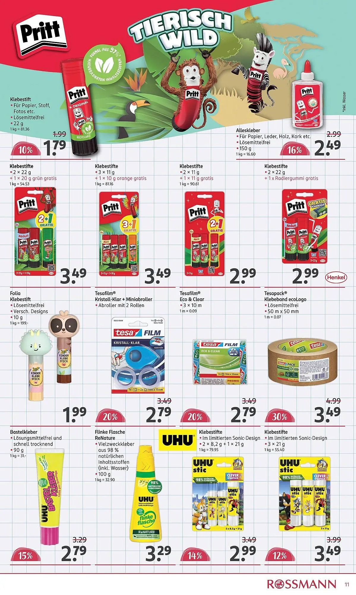 Rossmann Prospekt von 30. Juni bis 26. August 2025 - Prospekt seite 11