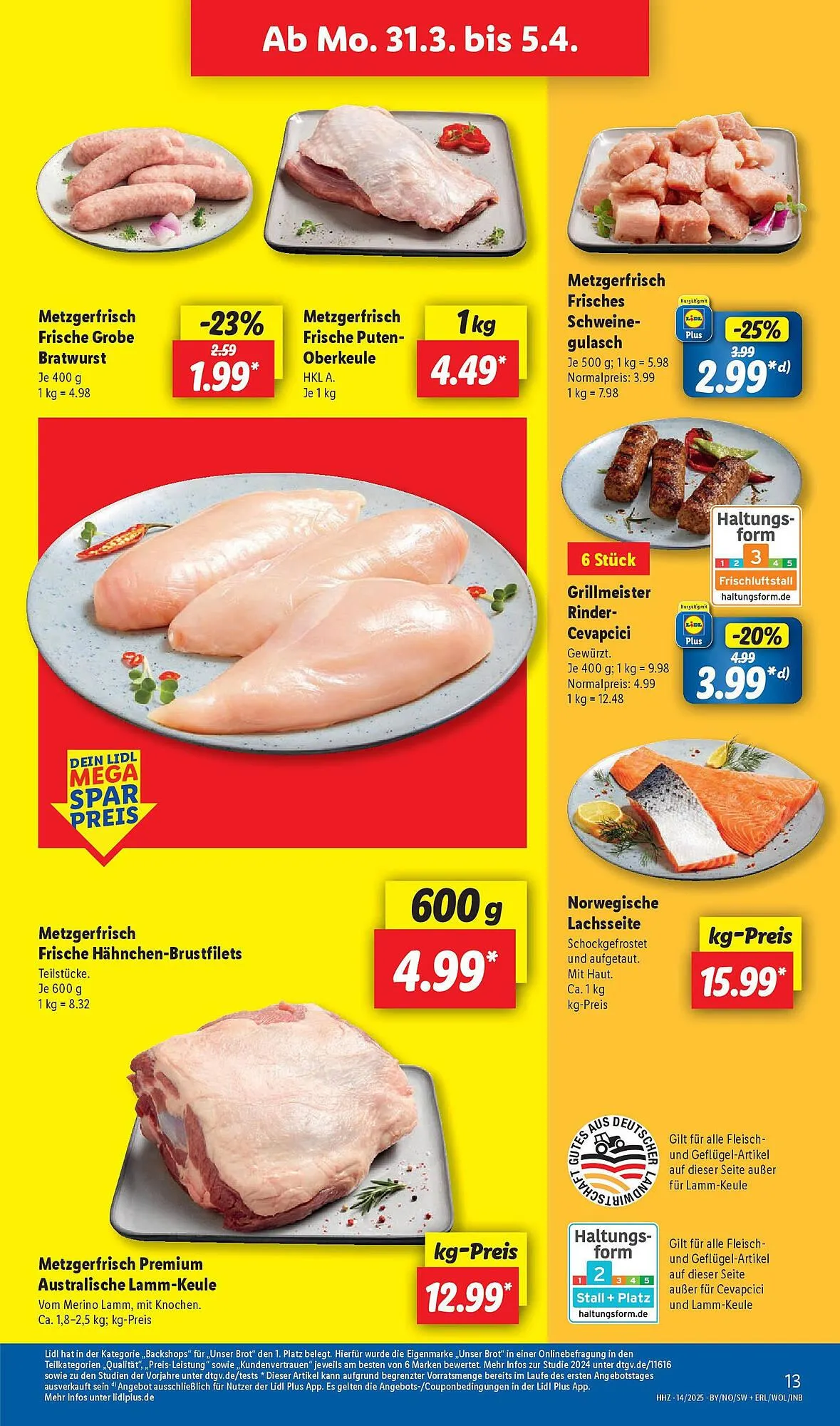 Lidl Prospekt von 31. März bis 5. April 2025 - Prospekt seite 19