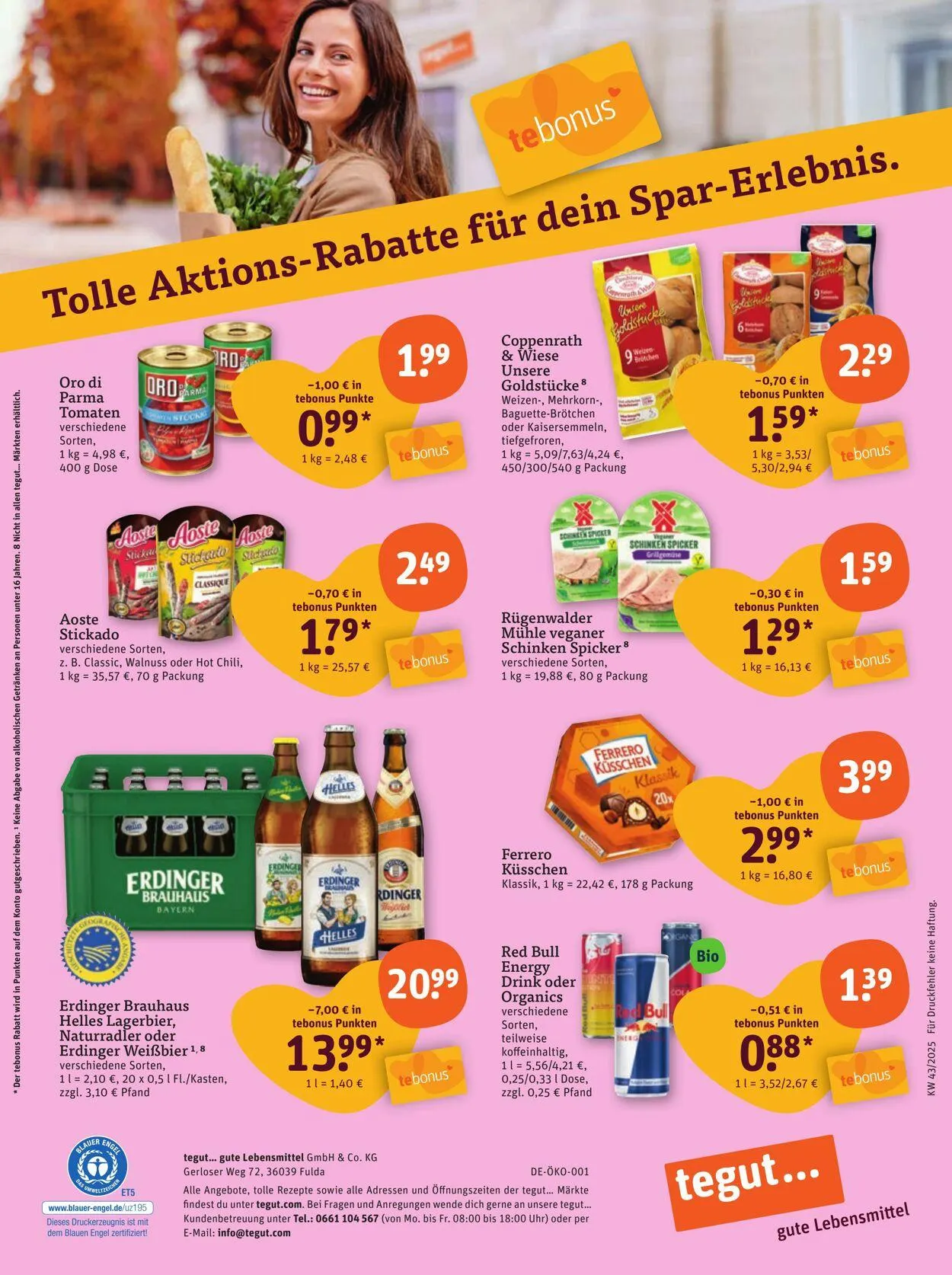 Tegut Aktueller Prospekt von 13. Oktober bis 19. Oktober 2025 - Prospekt seite 23
