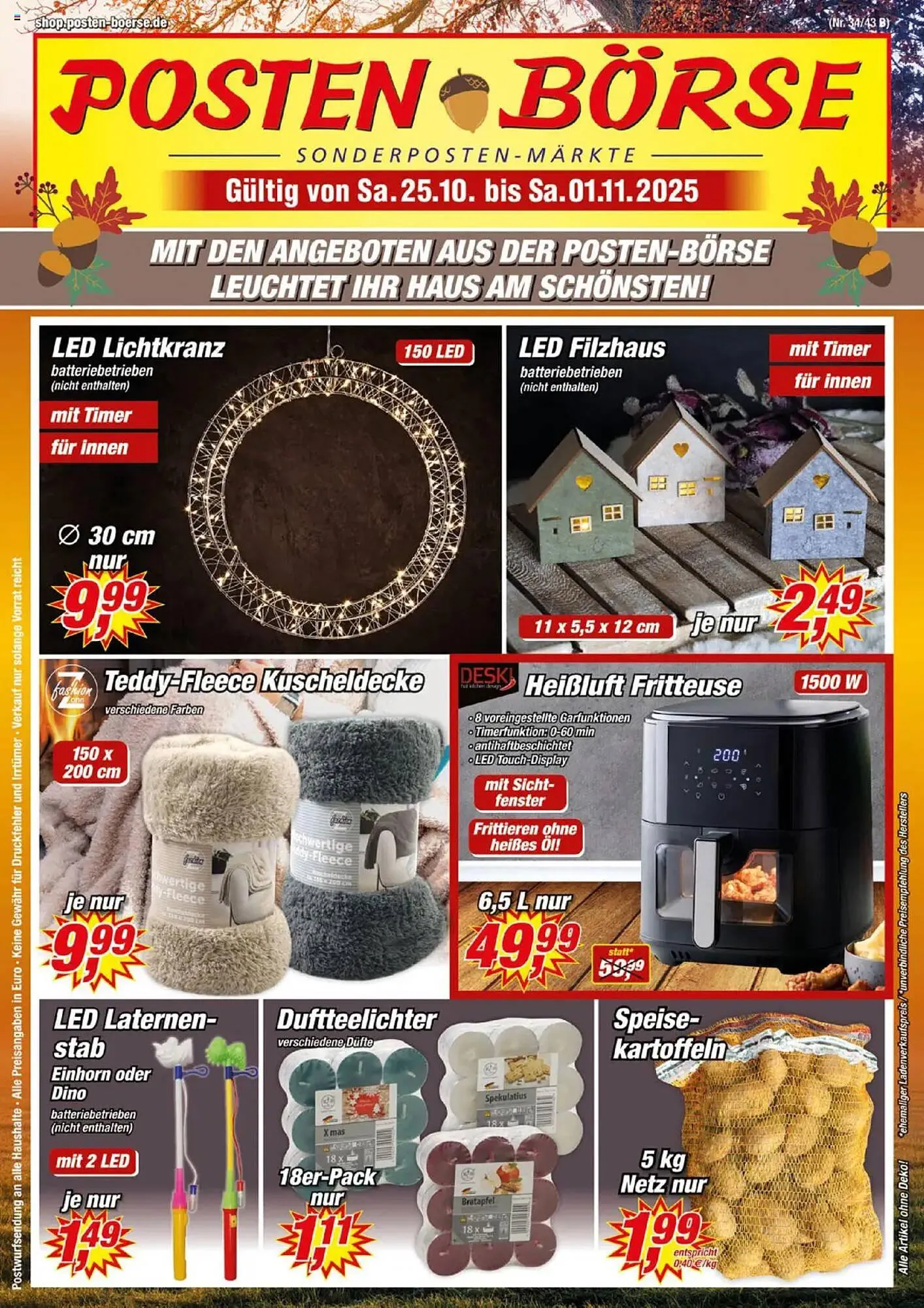 Posten Börse Prospekt von 25. Oktober bis 1. November 2025 - Prospekt seite 1