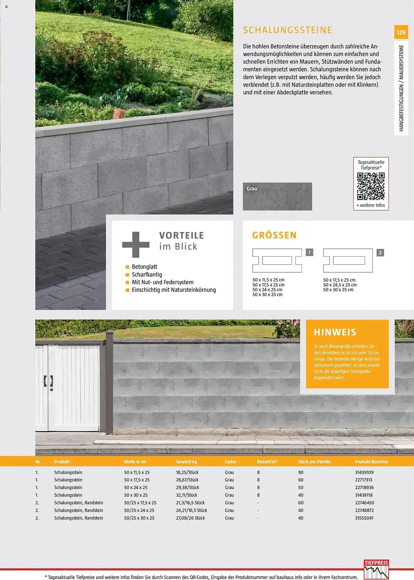 Bauhaus Prospekt von 2. März bis 30. Juni 2026 - Prospekt seite 129