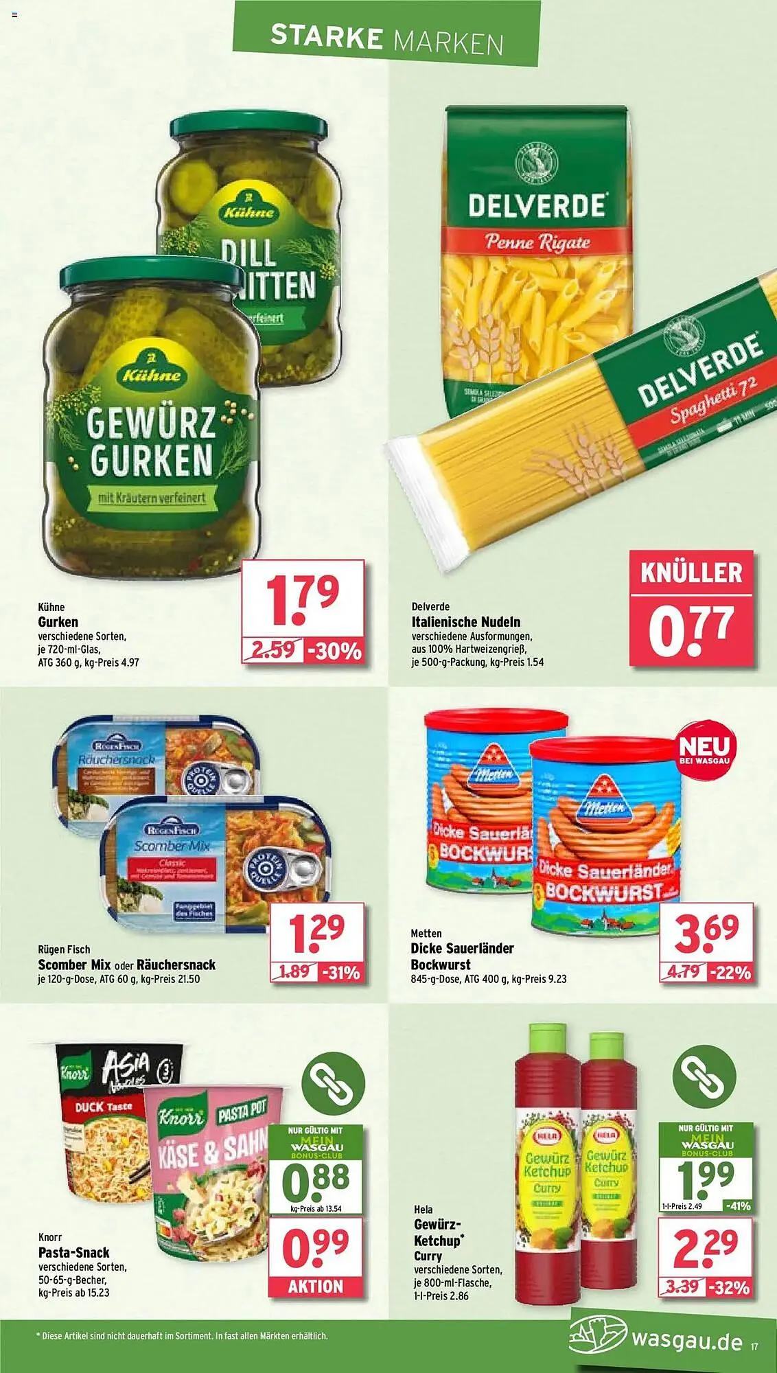 Wasgau Prospekt von 22. April bis 27. April 2025 - Prospekt seite 17