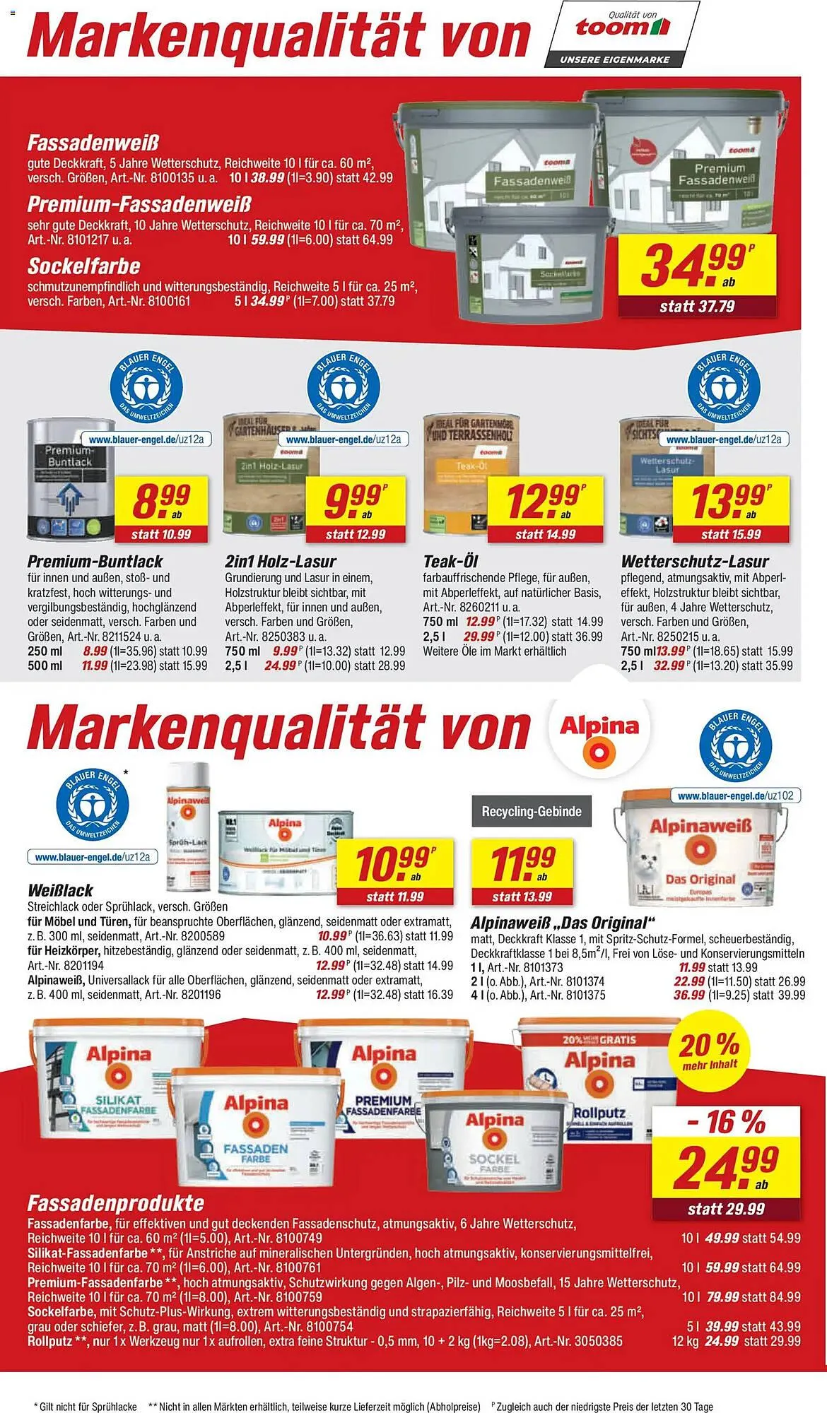 Toom Baumarkt Prospekt von 16. Mai bis 22. Mai 2026 - Prospekt seite 22