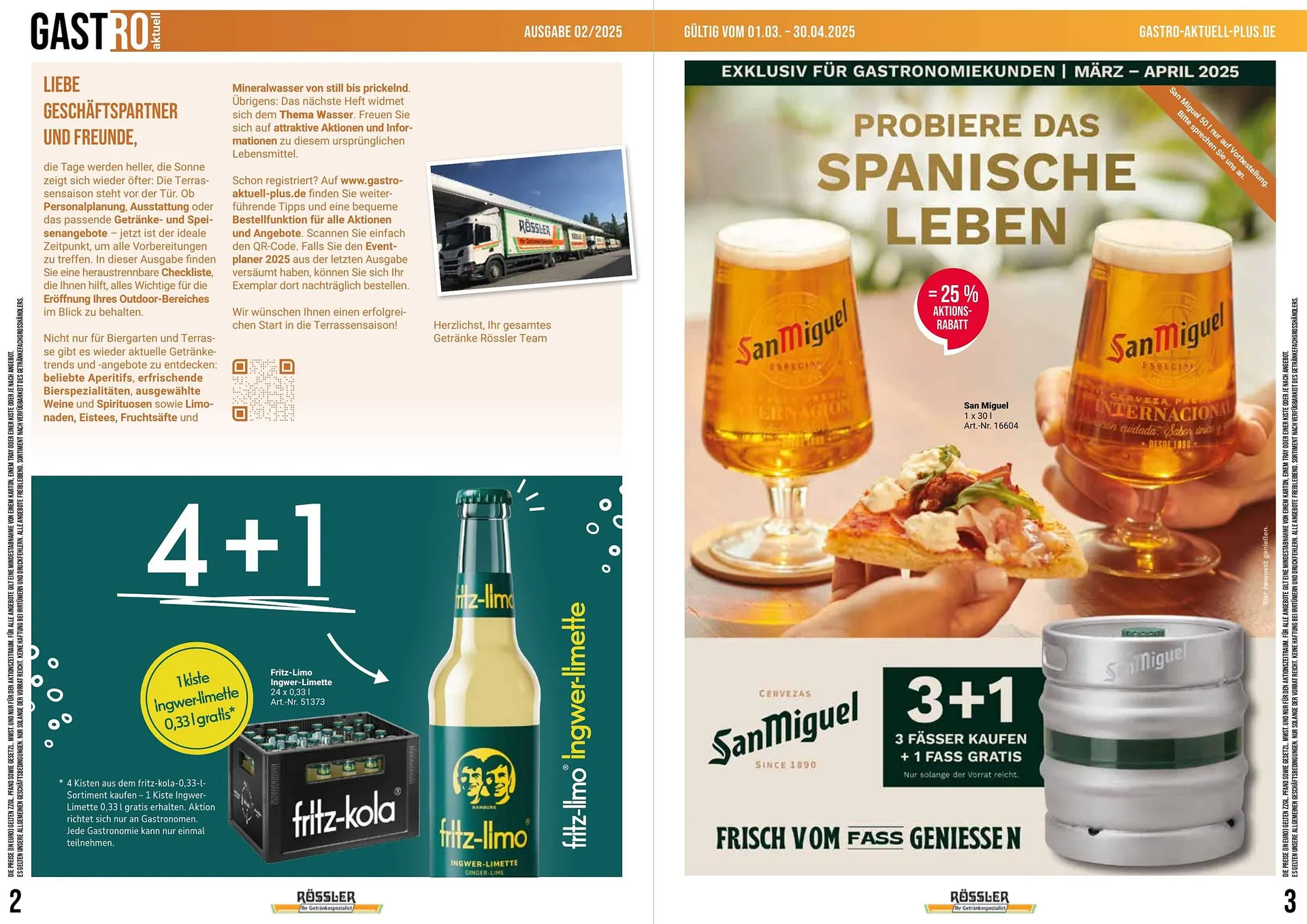 Getränke Rössler Prospekt von 1. März bis 30. April 2025 - Prospekt seite 2