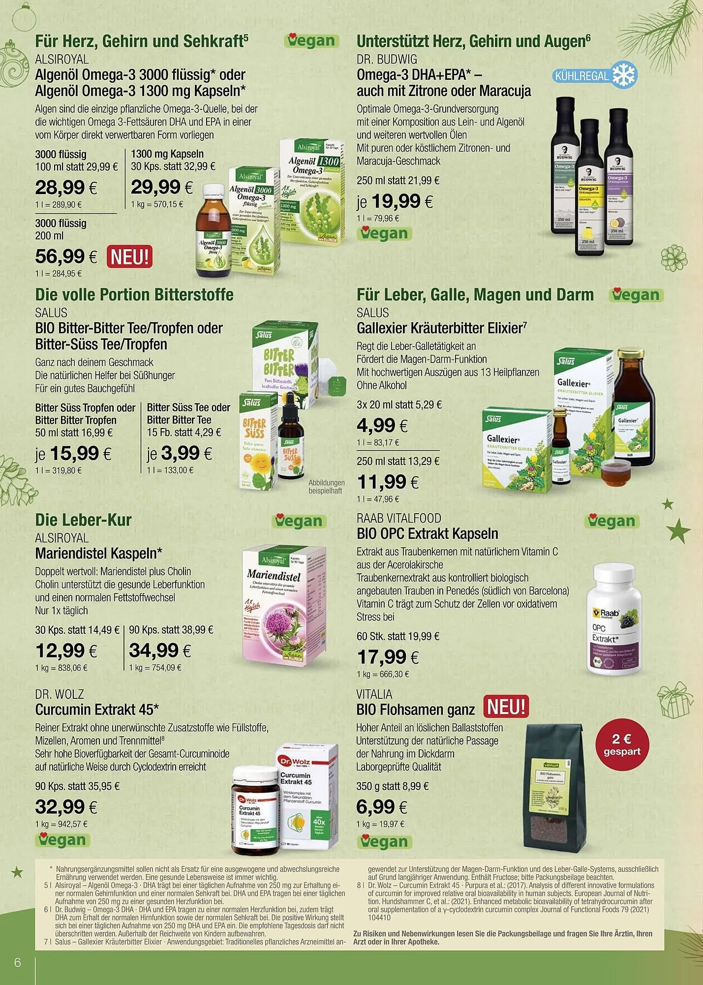 Vitalia Prospekt von 1. Dezember bis 31. Dezember 2025 - Prospekt seite 6