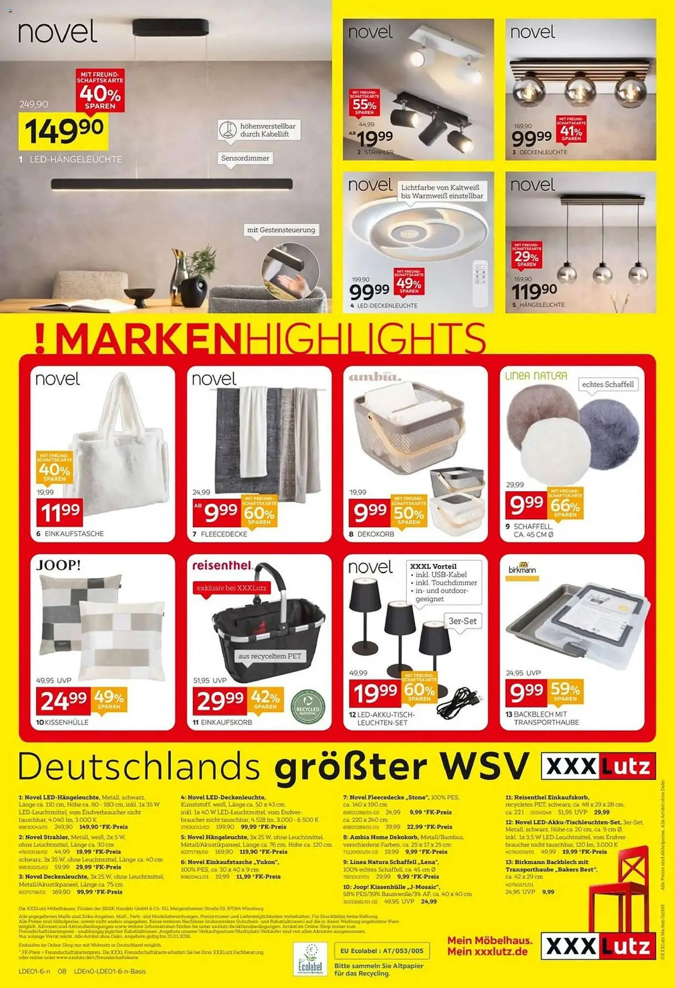 XXXLutz Prospekt von 4. Januar bis 25. Januar 2026 - Prospekt seite 12