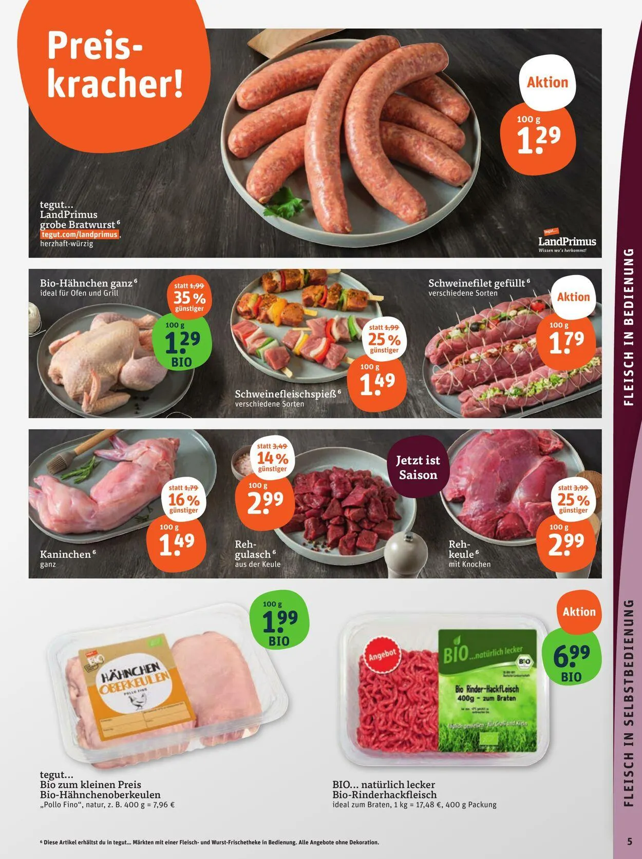 Tegut Aktueller Prospekt von 13. Oktober bis 19. Oktober 2025 - Prospekt seite 7