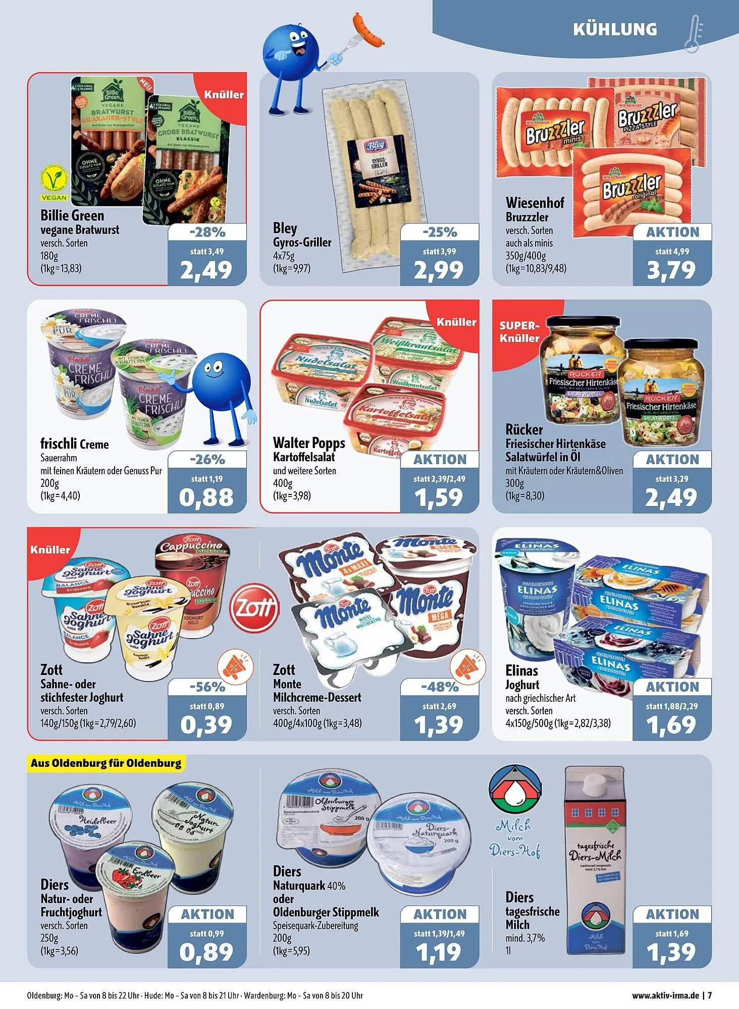 Aktiv Irma Prospekt von 9. Juni bis 14. Juni 2025 - Prospekt seite 7