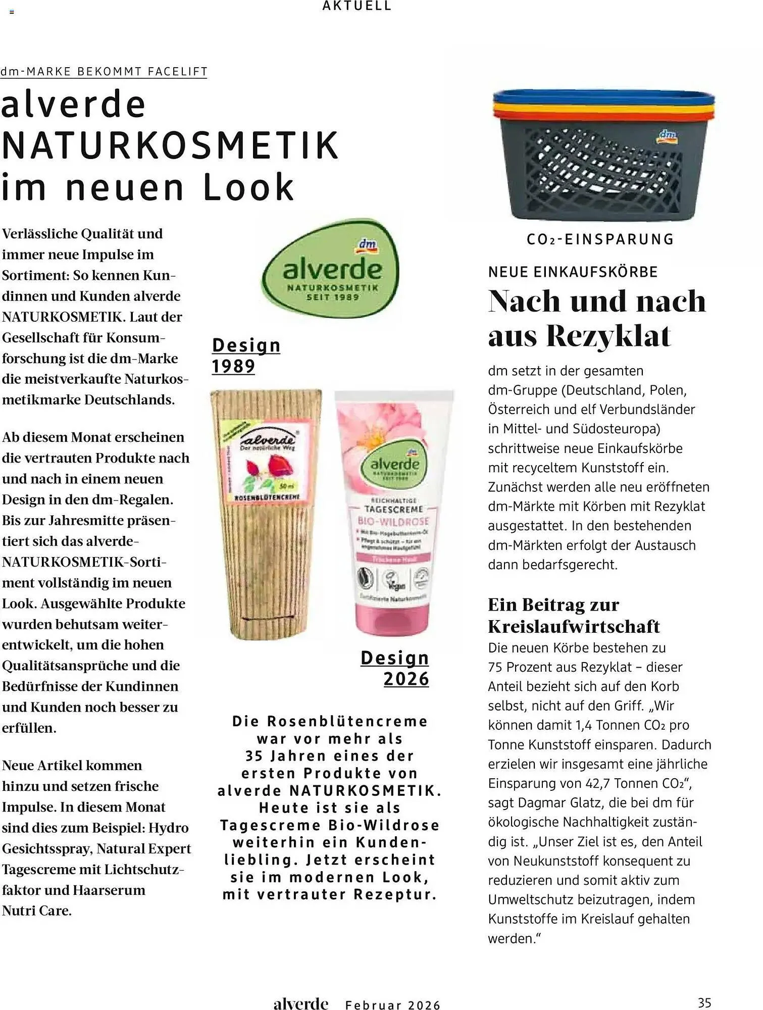 Dm drogerie Magazin von 1. Februar bis 28. Februar 2026 - Prospekt seite 35