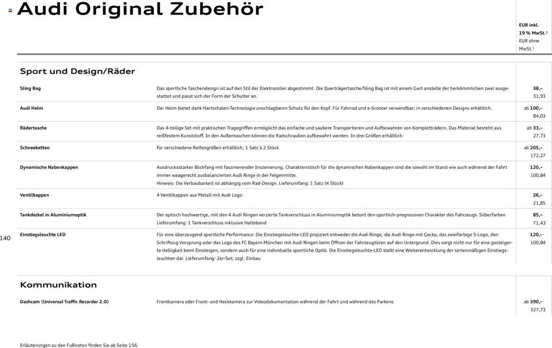 Audi Prospekt von 29. Januar bis 9. Januar 2026 - Prospekt seite 139