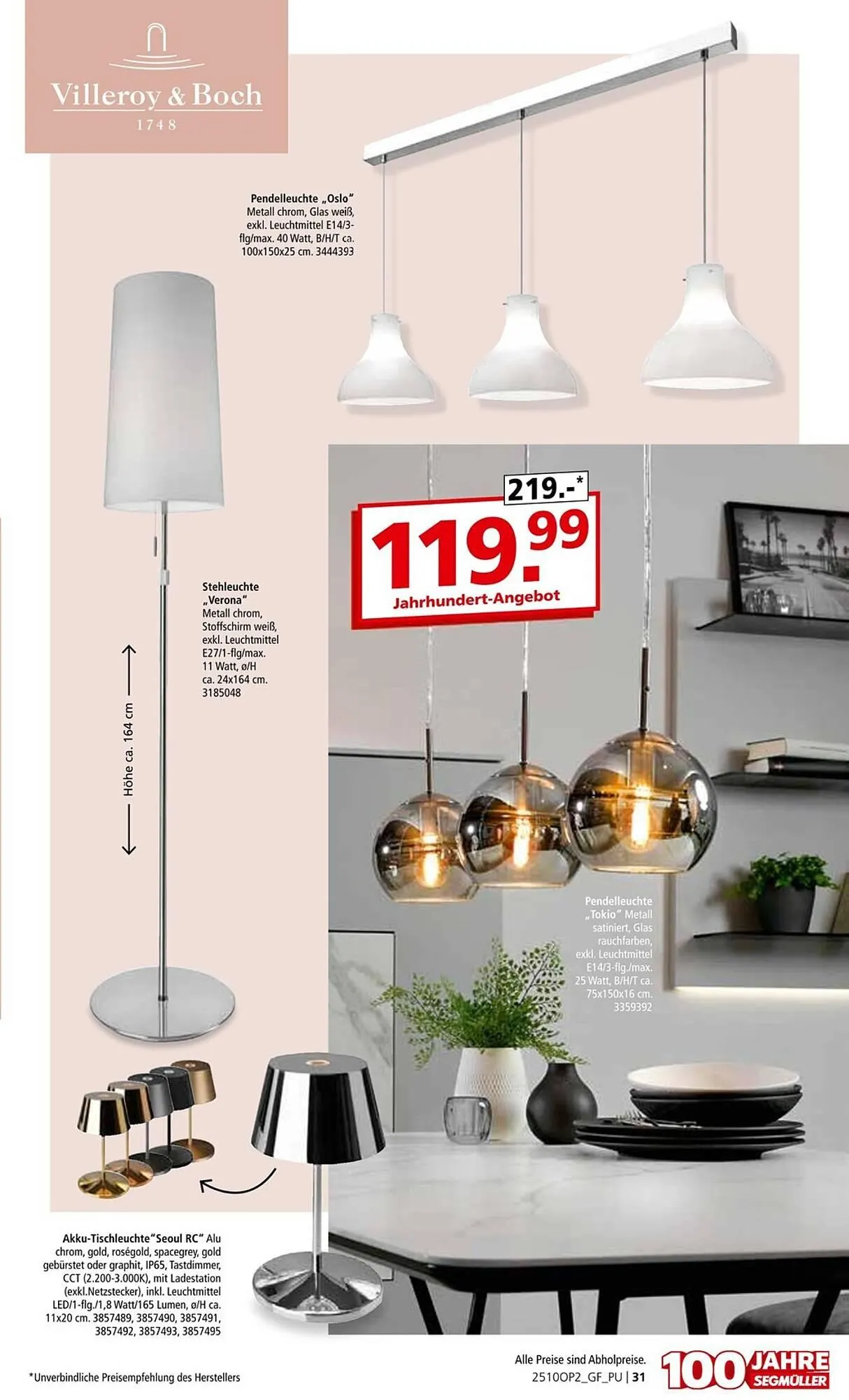 Segmüller Prospekt von 29. September bis 4. Januar 2026 - Prospekt seite 31