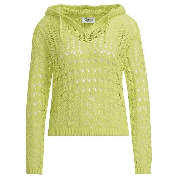 Damen Strickpullover mit Ajour-Muster