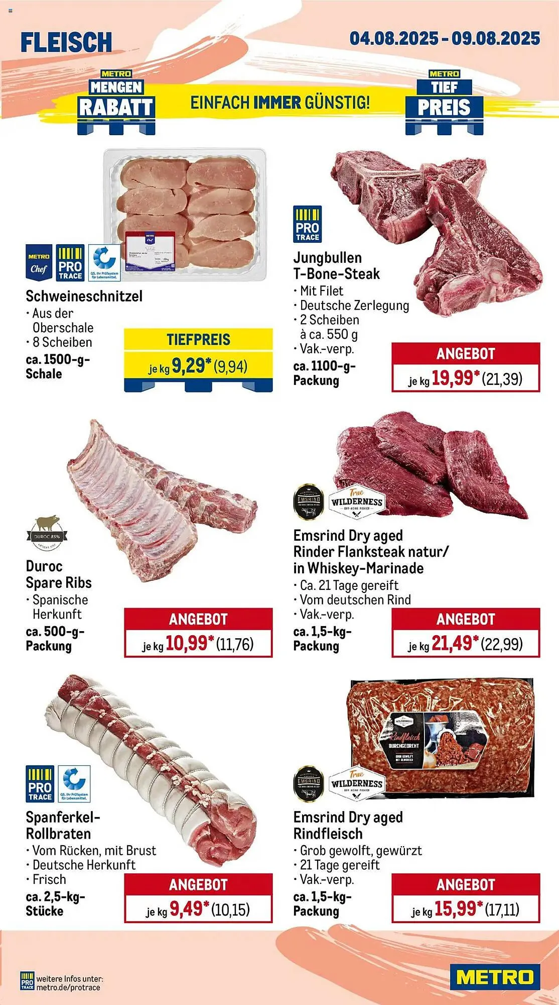 METRO Prospekt von 4. August bis 9. August 2025 - Prospekt seite 3