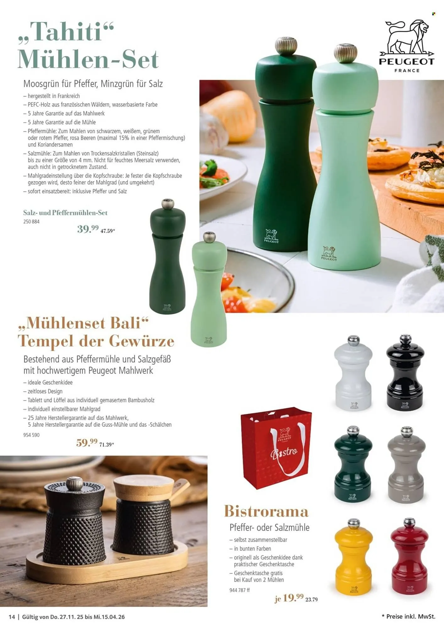 Selgros Prospekt von 27. November bis 15. April 2026 - Prospekt seite 14