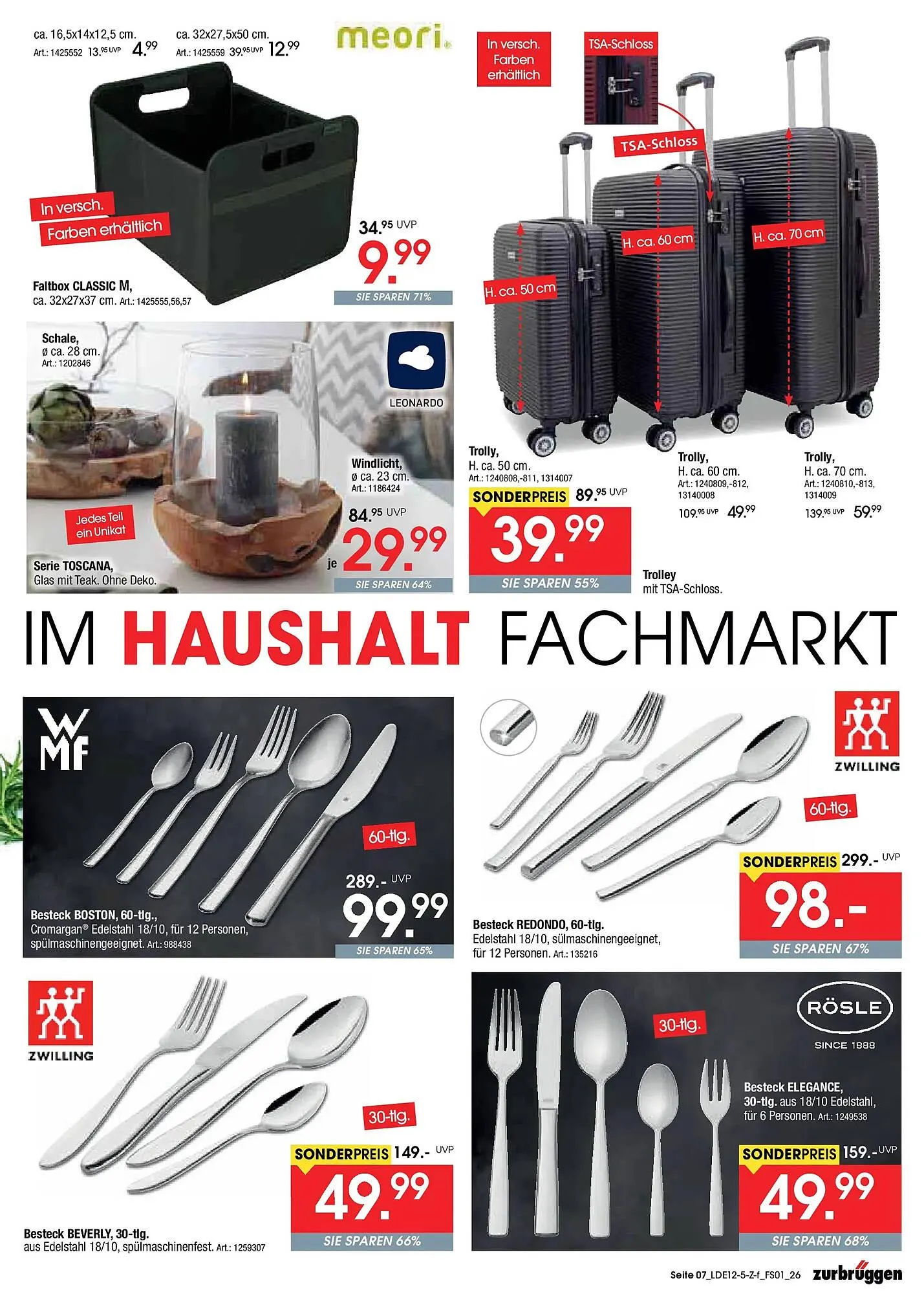 Zurbrüggen Prospekt von 5. Dezember bis 10. Januar 2026 - Prospekt seite 7