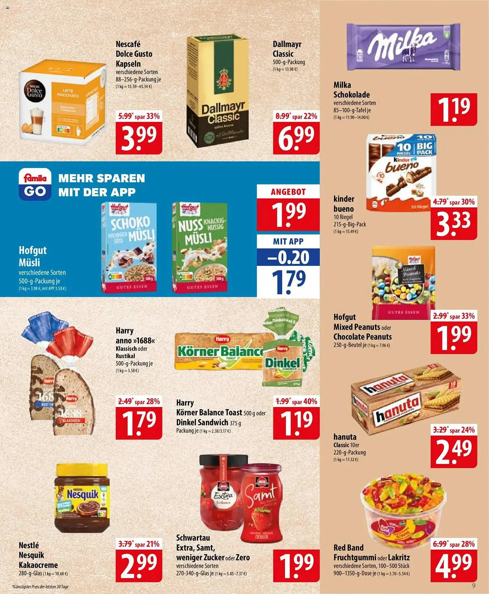 Famila Nord Ost Prospekt von 27. April bis 2. Mai 2026 - Prospekt seite 9