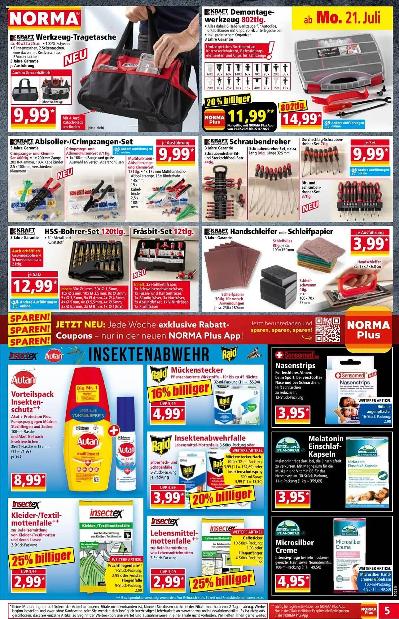 Norma Prospekt von 21. Juli bis 26. Juli 2025 - Prospekt seite 5