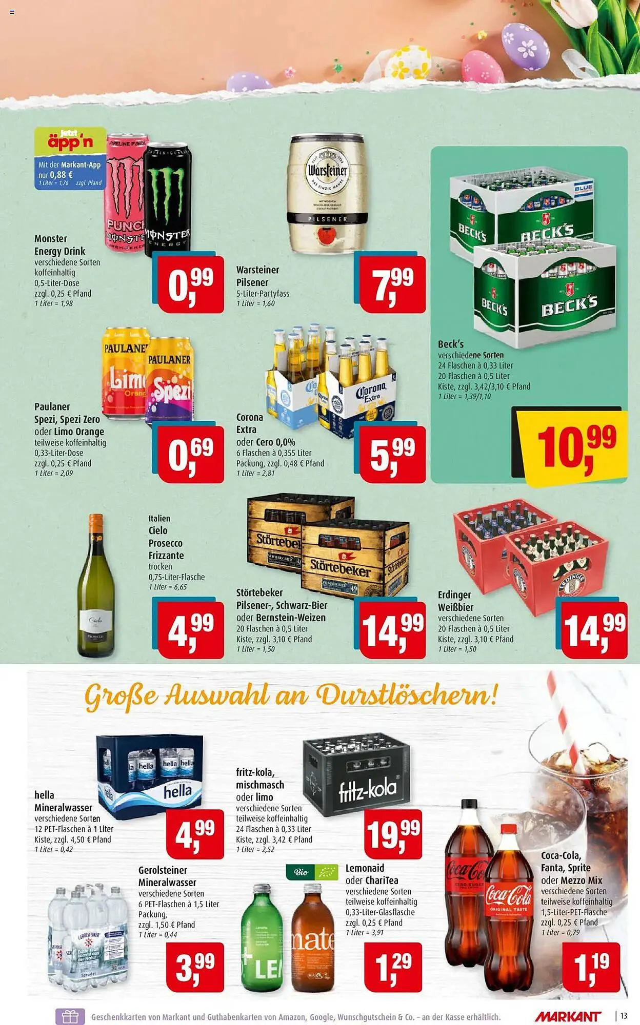 Markant Prospekt von 14. April bis 19. April 2025 - Prospekt seite 13