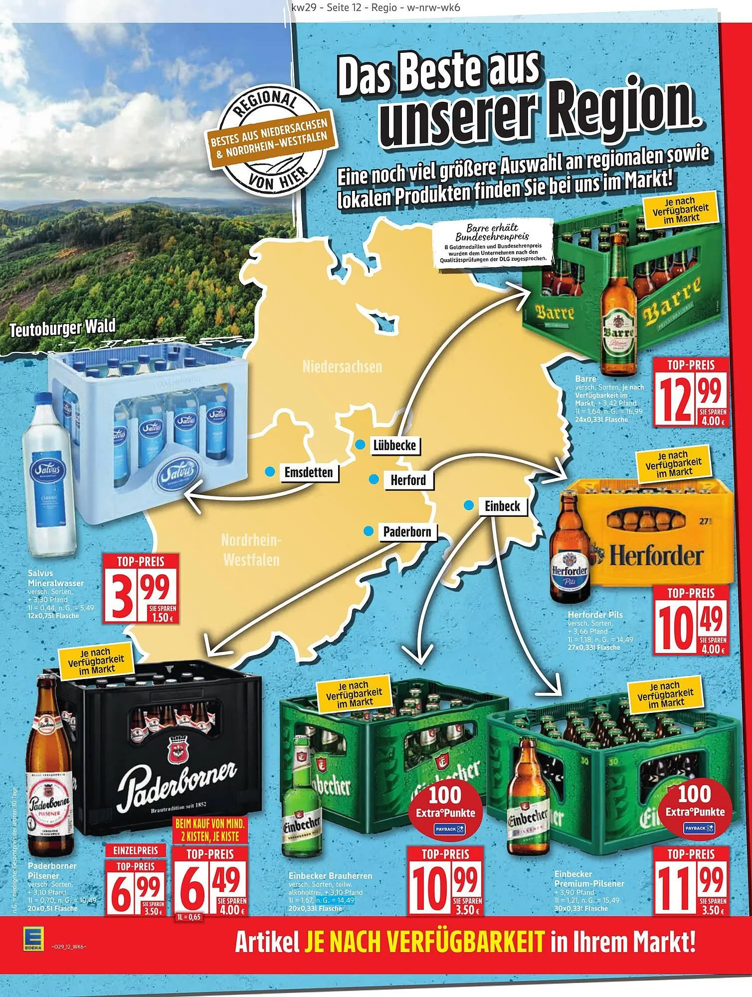 Edeka Prospekt von 14. Juli bis 19. Juli 2025 - Prospekt seite 12