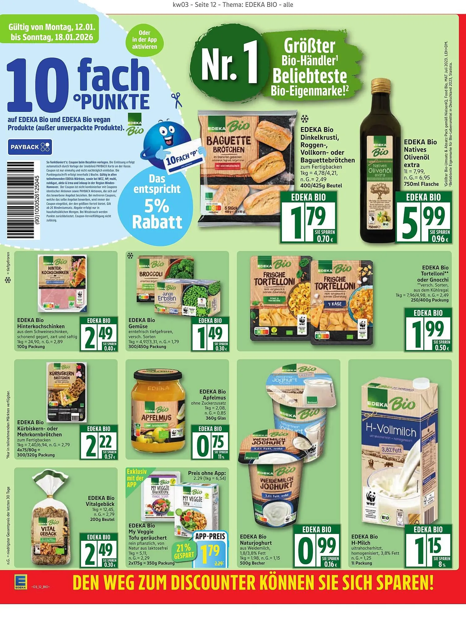 Edeka Prospekt von 12. Januar bis 17. Januar 2026 - Prospekt seite 12