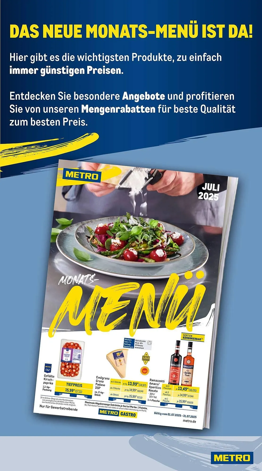 METRO Prospekt von 7. Juli bis 12. Juli 2025 - Prospekt seite 3