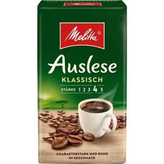 Melitta Kaffee Auslese klassisch gemahlen 500G
