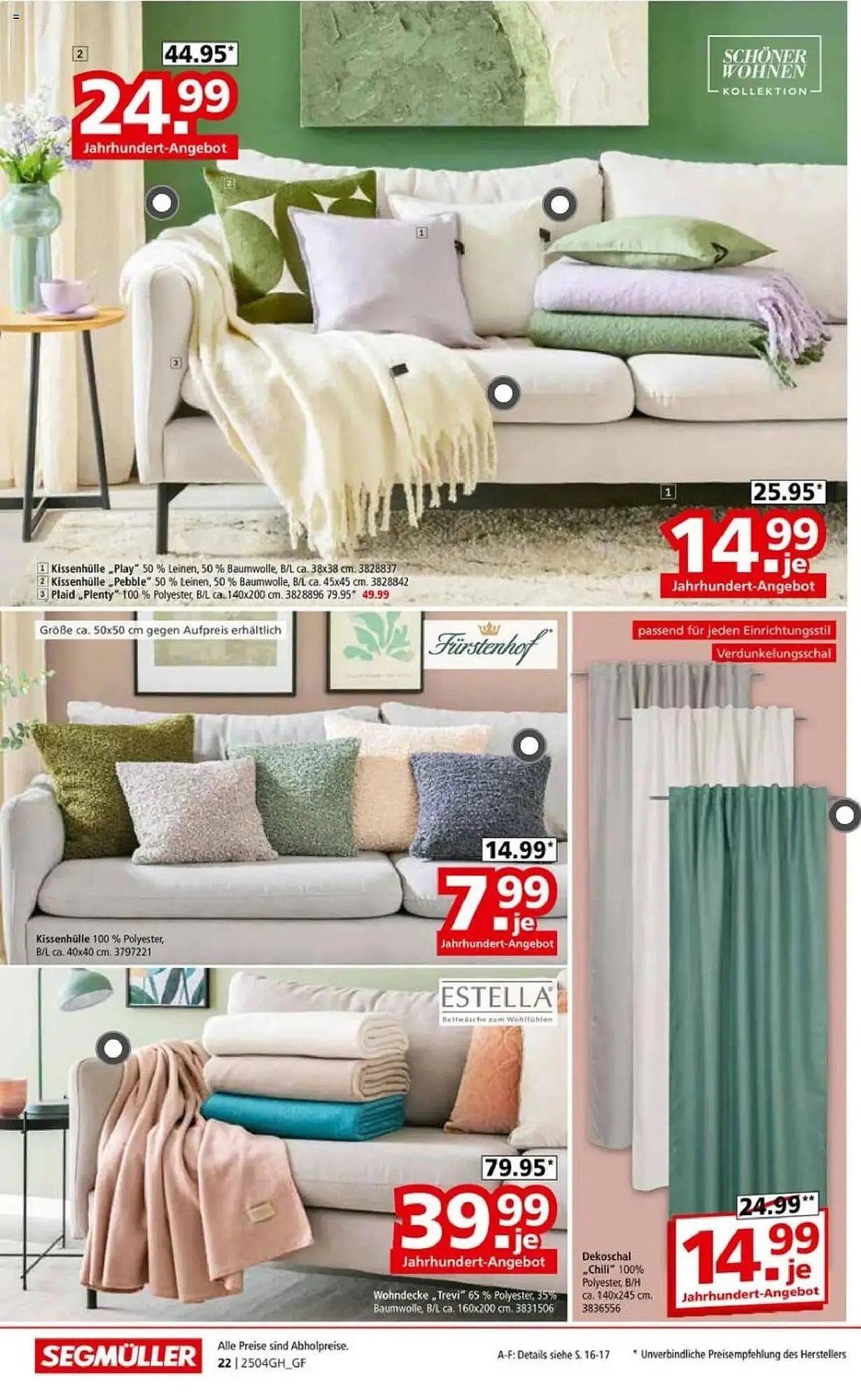 Segmüller Prospekt von 30. März bis 6. April 2025 - Prospekt seite 34